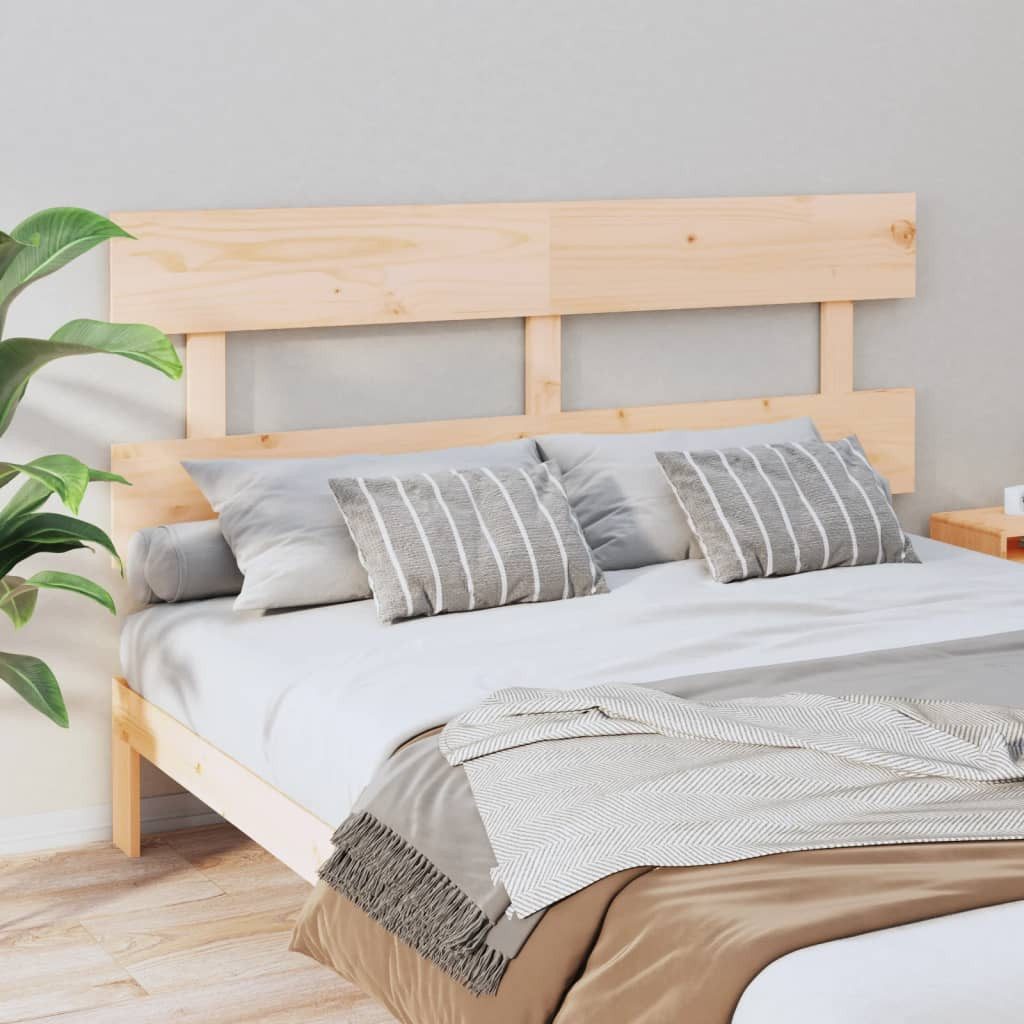 vidaXL Bett, Kopfteil 154x3x81 cm Massivholz Kiefer günstig online kaufen