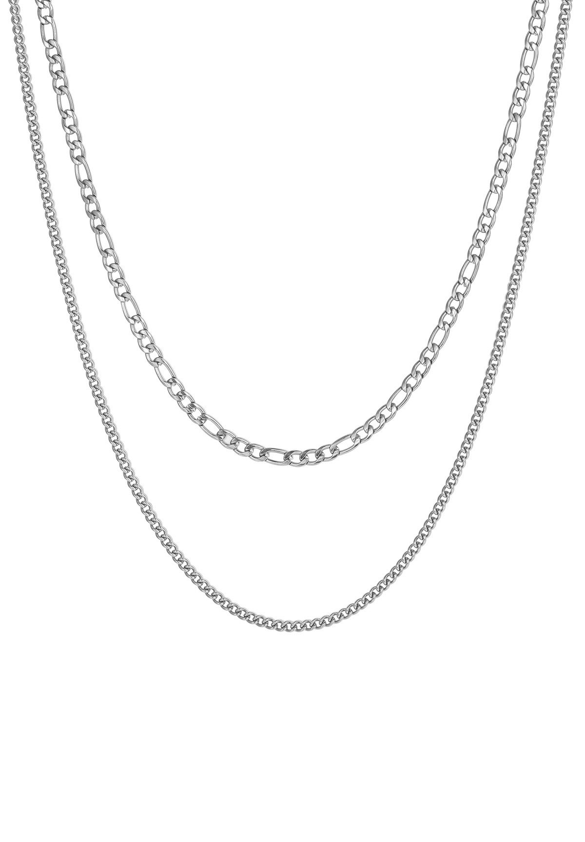 Hey Happiness Collier Layered Duo, Damen Layer Kette, Doppelte Panzer und G günstig online kaufen