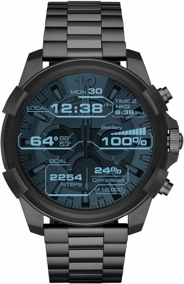 DIESEL ON FULL GUARD, DZT2004 Smartwatch (Android Wear, mit individuell einstellbarem