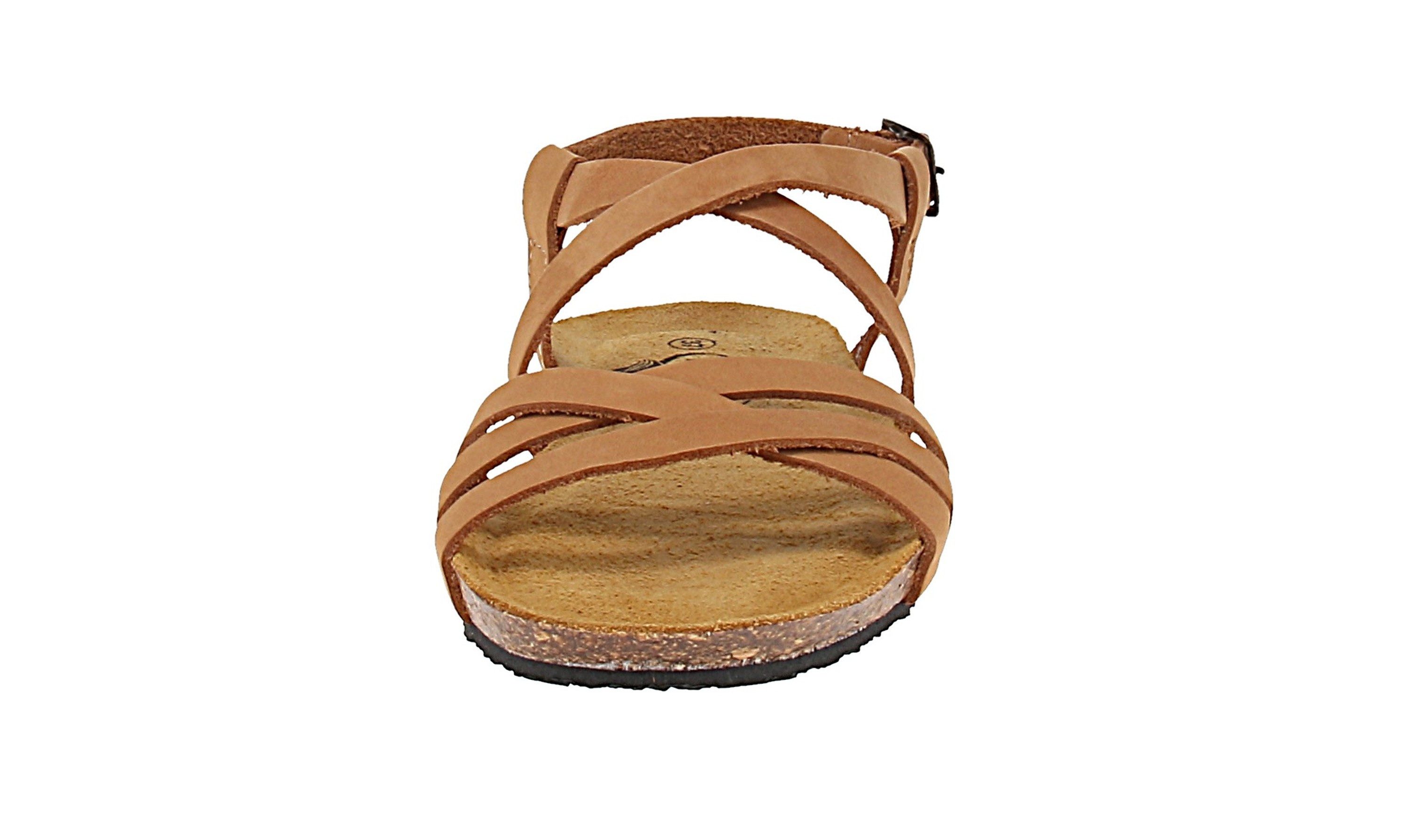 Plakton plakton 405184 Fran Vali Nobuck - Damen Pantolette - Nuez Sandale
