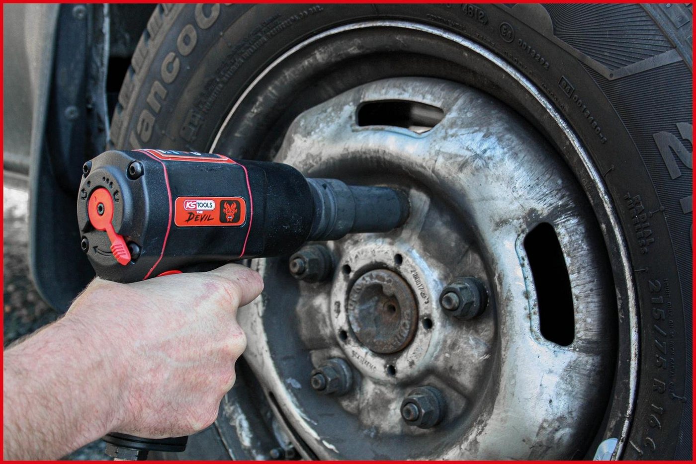 Thumbnail - KS Tools Druckluft-Schlagschrauber 3/4" THE DEVIL Hochleistungs-Druckluft-Schlagschrauber, 2000Nm