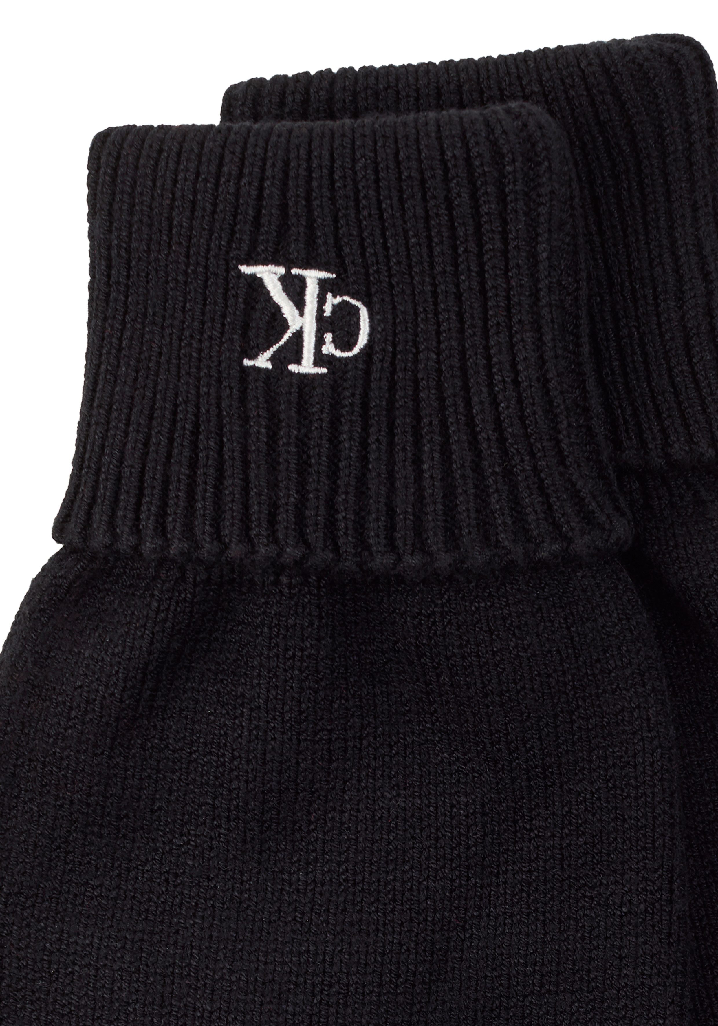 Calvin Klein Strickhandschuhe CK FINE RIB GLOVES Fingerhandschuhe günstig online kaufen