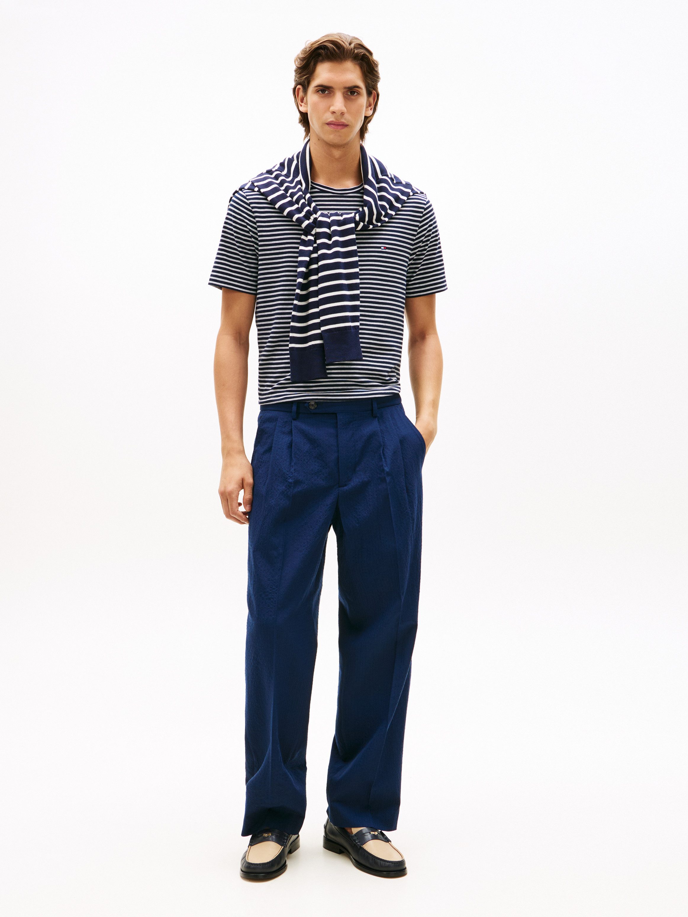 Tommy Hilfiger T-Shirt SEASONAL STRIPE Regular fit, gestreift, Rundhals