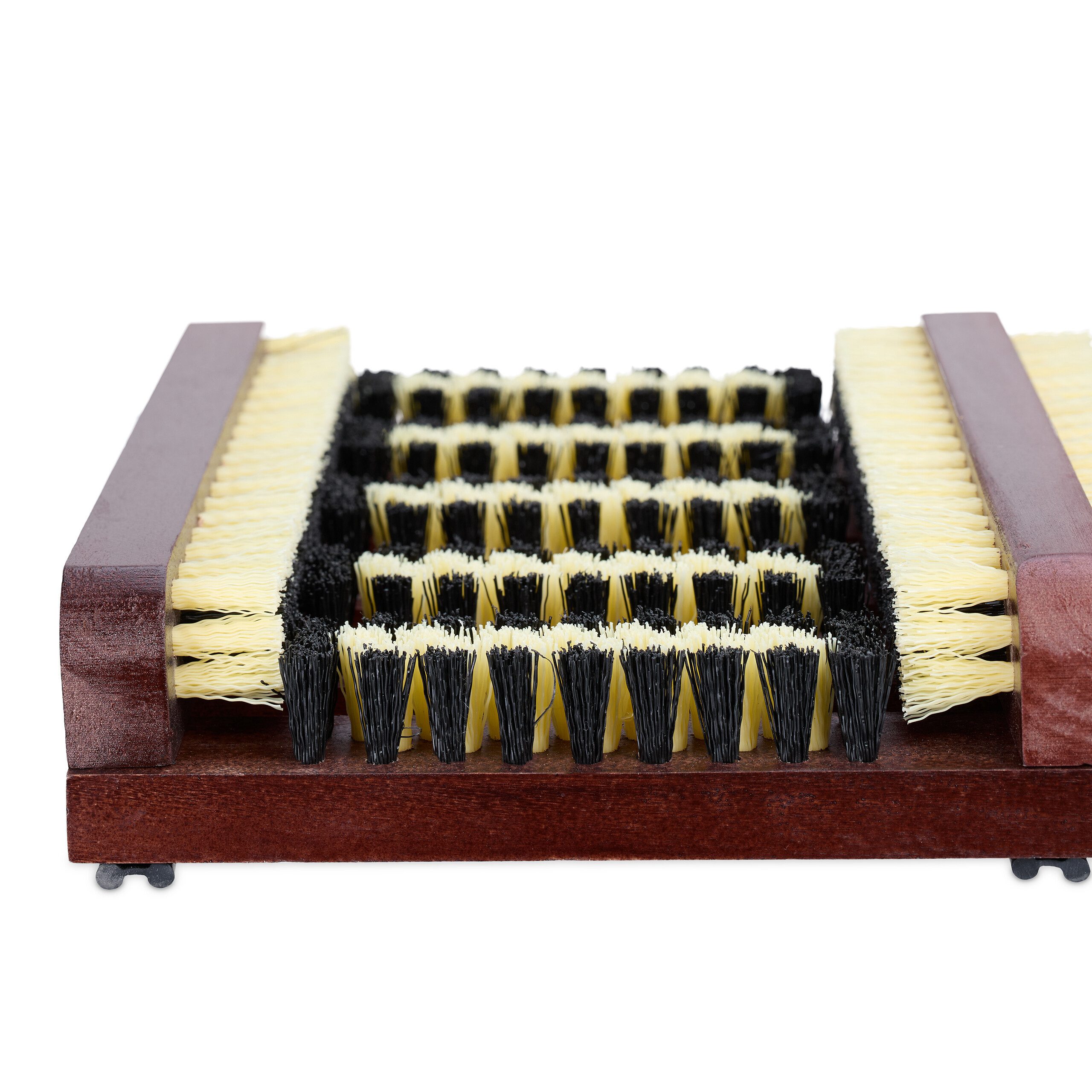 relaxdays Schuhabtropfschale Schuhabstreifer mit Bürsten (1-tlg) – Bild 5 von 5