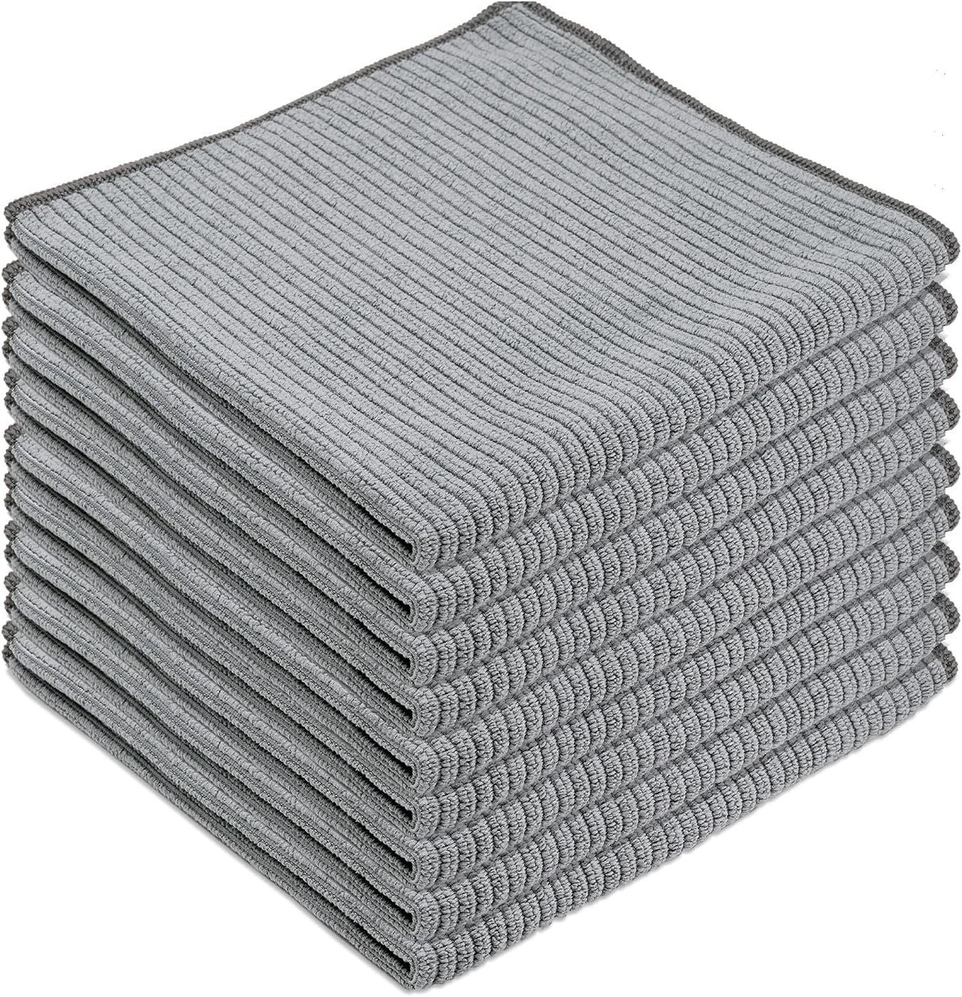 FixedByU antibakteriell Wischtuch Putztuch für Bad Küche Haushalt 40x40cm Mikrofasertuch (40x40 cm, 9-tlg)