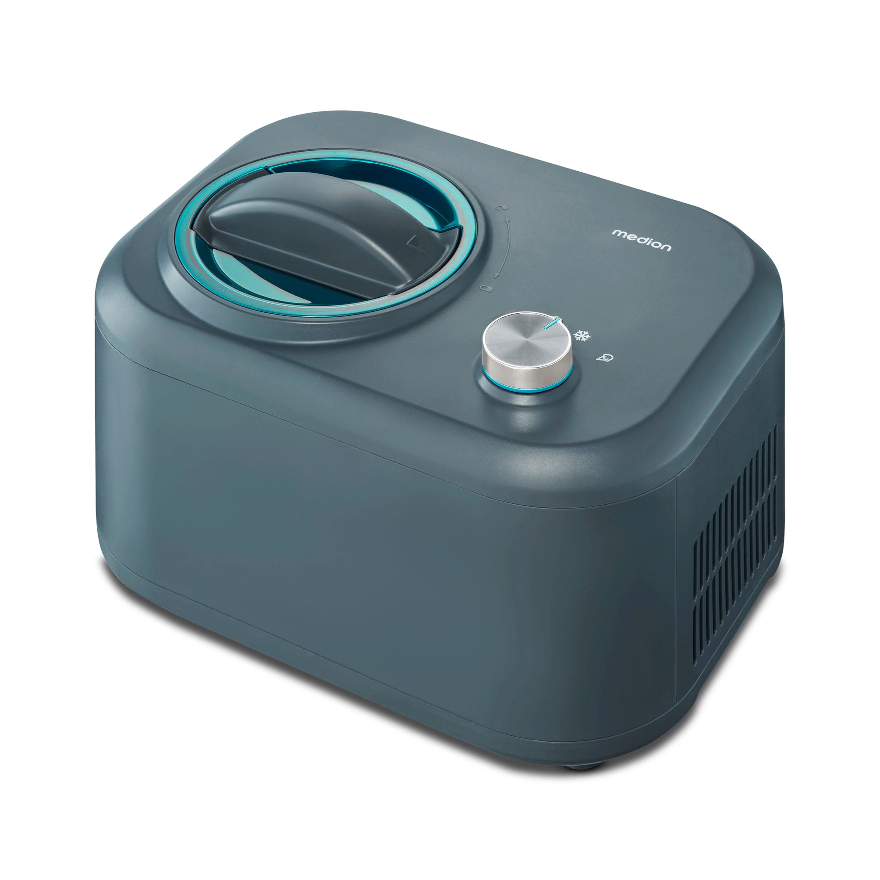 Medion® Eismaschine Eismaschine MD 10169, Kapazität für 1L Eis, 100W, Zubereitungszeit max.60min
