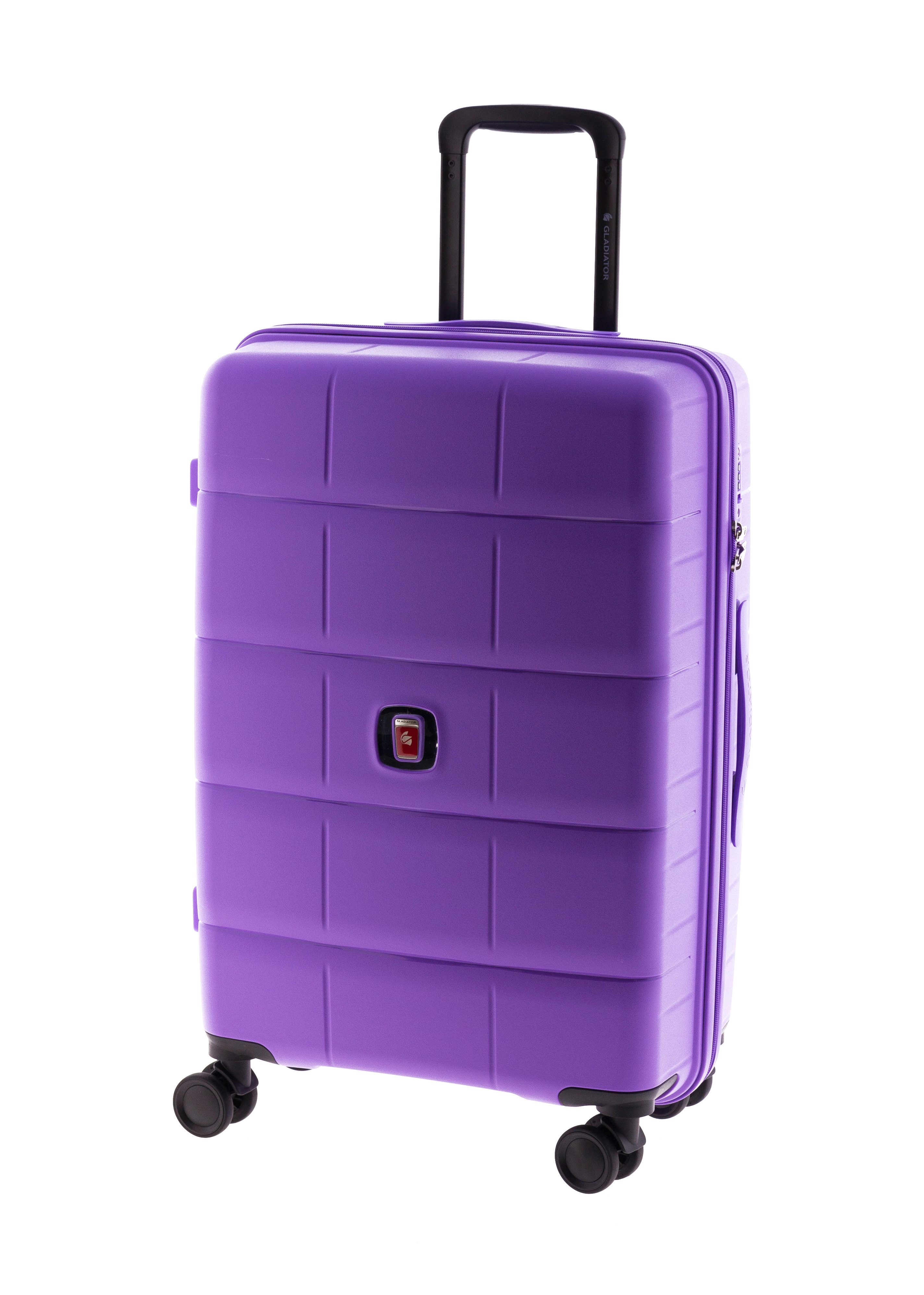 Hartschalen-Trolley M - 64x44x27cm, 4 Rollen, TSA, Polypropylen - in 4 Farben