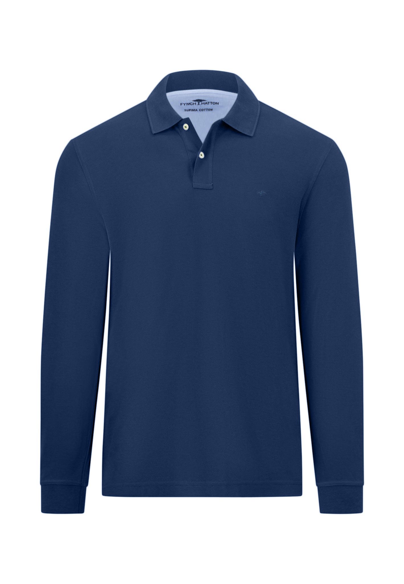 FYNCH-HATTON Langarm-Poloshirt Basic Polo, Longsleeve, Supima