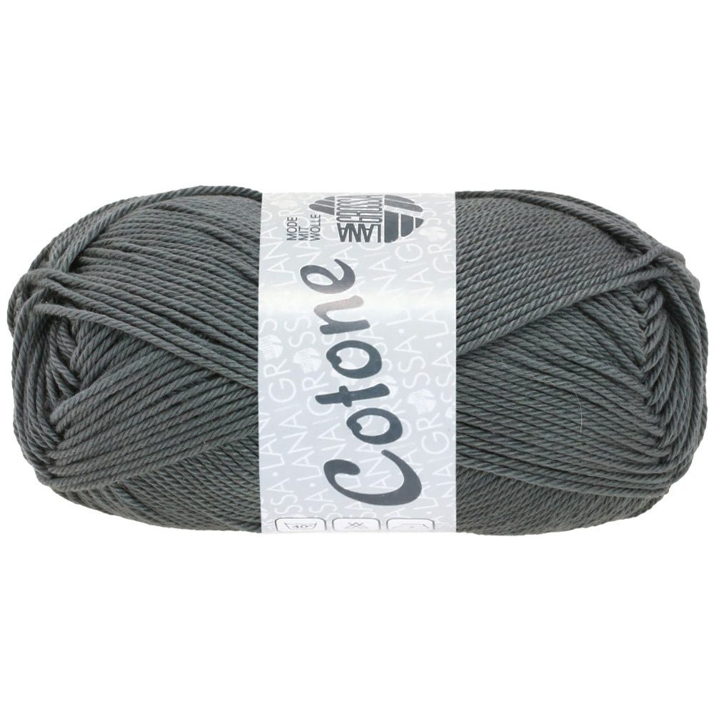 LANA GROSSA COTONE Häkelwolle, 125 m (vielseitiges Baumwoll-Basicgarn), 50 g