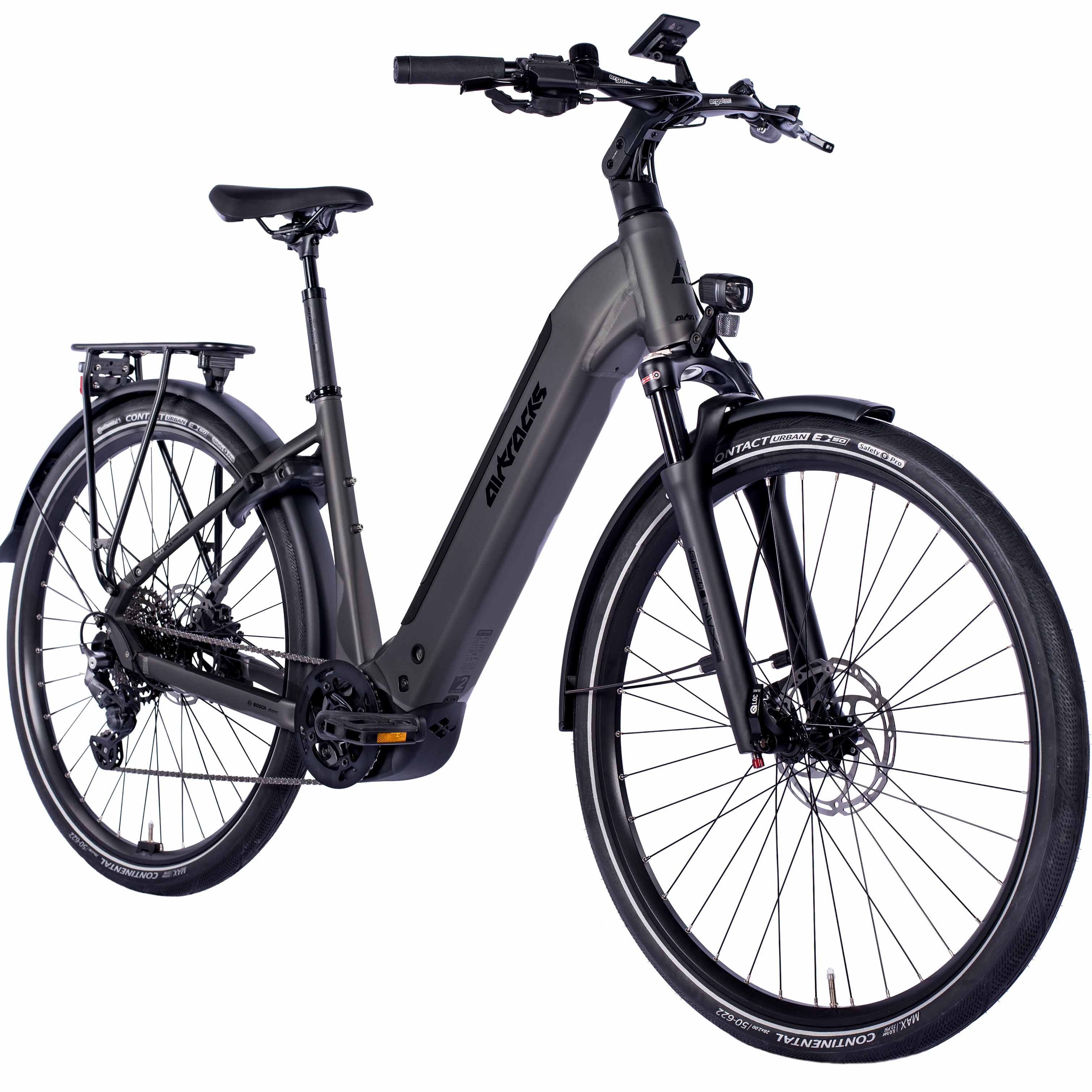 Airtracks E-Bike Trekkingrad 28 Damen E-Bike Trekking Fahrrad LS Wave TERRA TR2 BOSCH PX, 10 Gang Shimano Deore RD-M5130 SGS, Linkglide, 10-fach Schaltwerk, Kettenschaltung, Mittelmotor, 600 Wh, WAVE Trekking Bike Tiefeinsteiger Low Step 45 50 55 cm