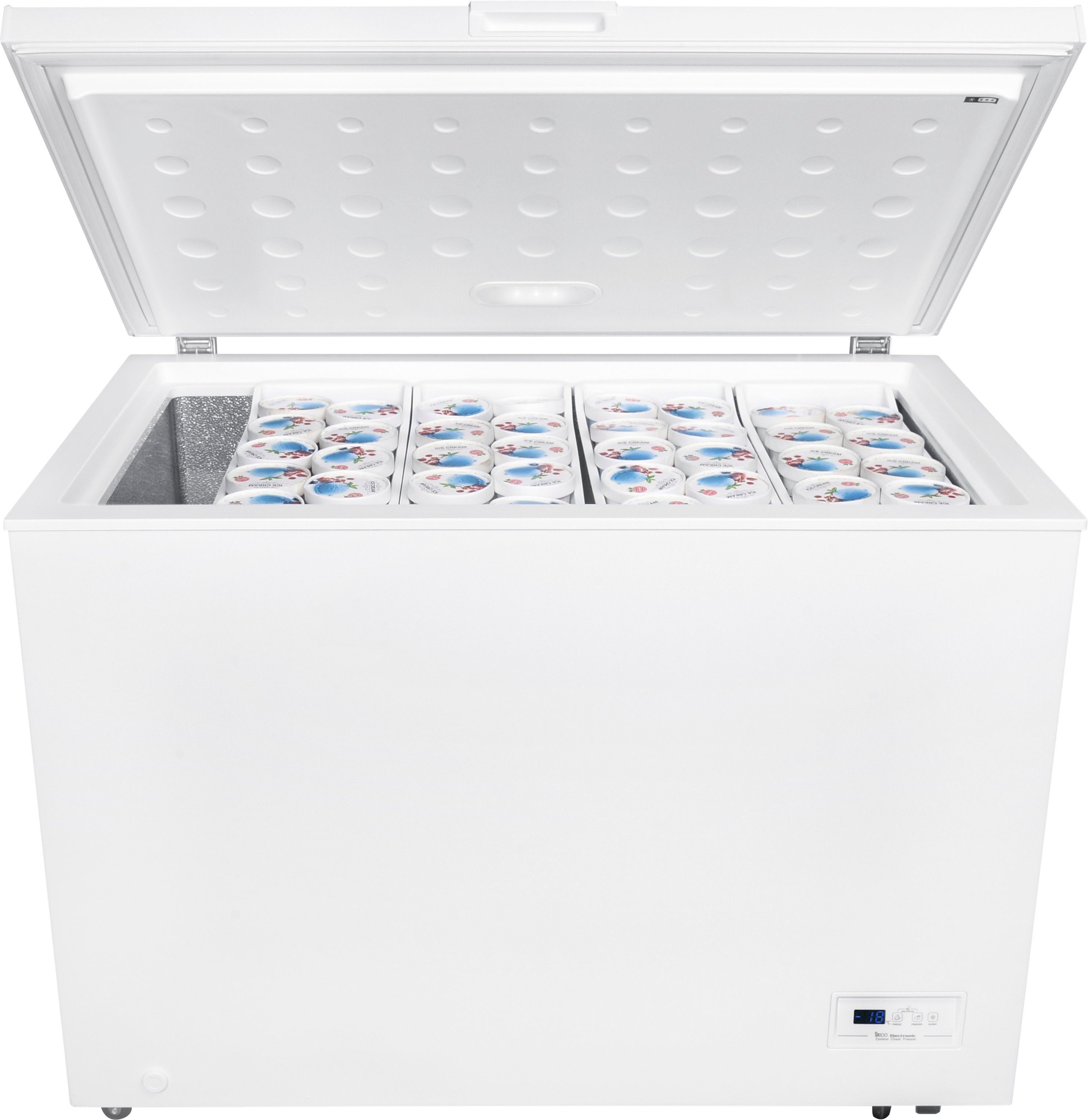 Hanseatic Gefriertruhe HGT85112DE, 112 cm breit, 308 l, Schnellgefrierfunktion