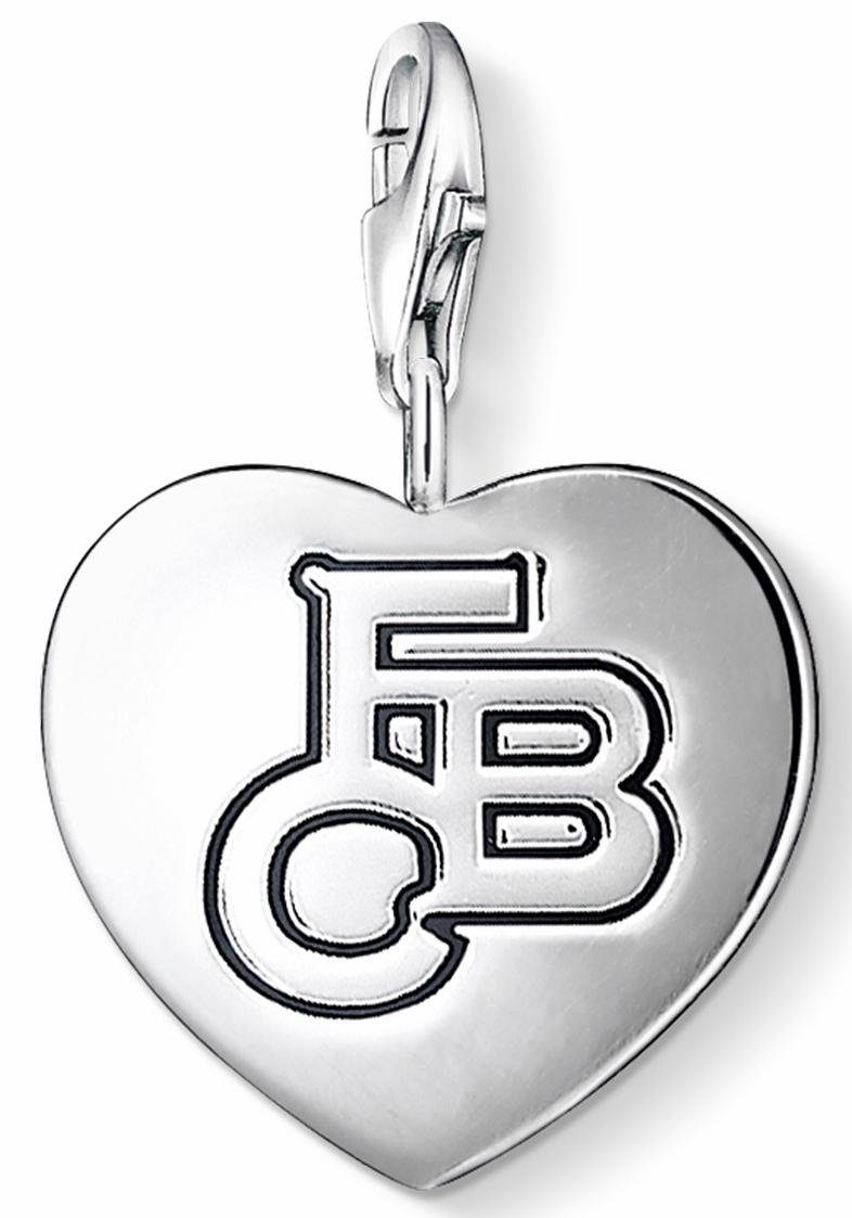 THOMAS SABO Charm-Einhänger »FC Bayern Herz, FCB_0009-007 ...