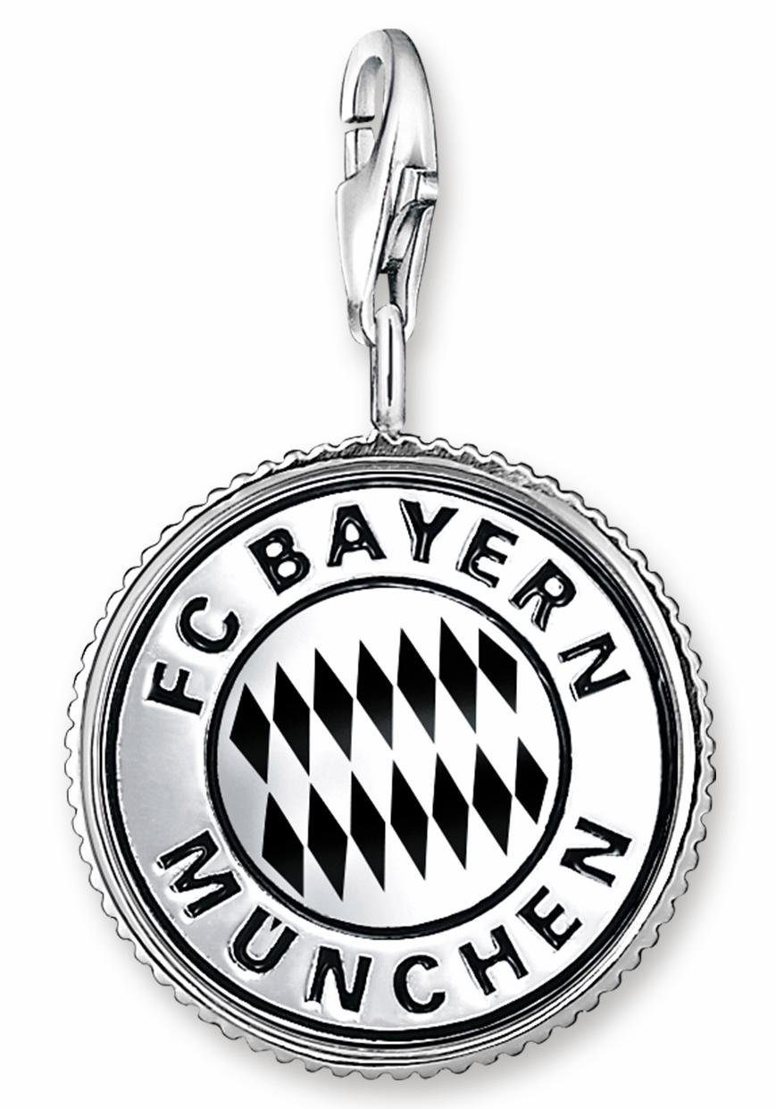 THOMAS SABO Charm-Einhänger »FC Bayern Logo, FCB_0002-007 ...