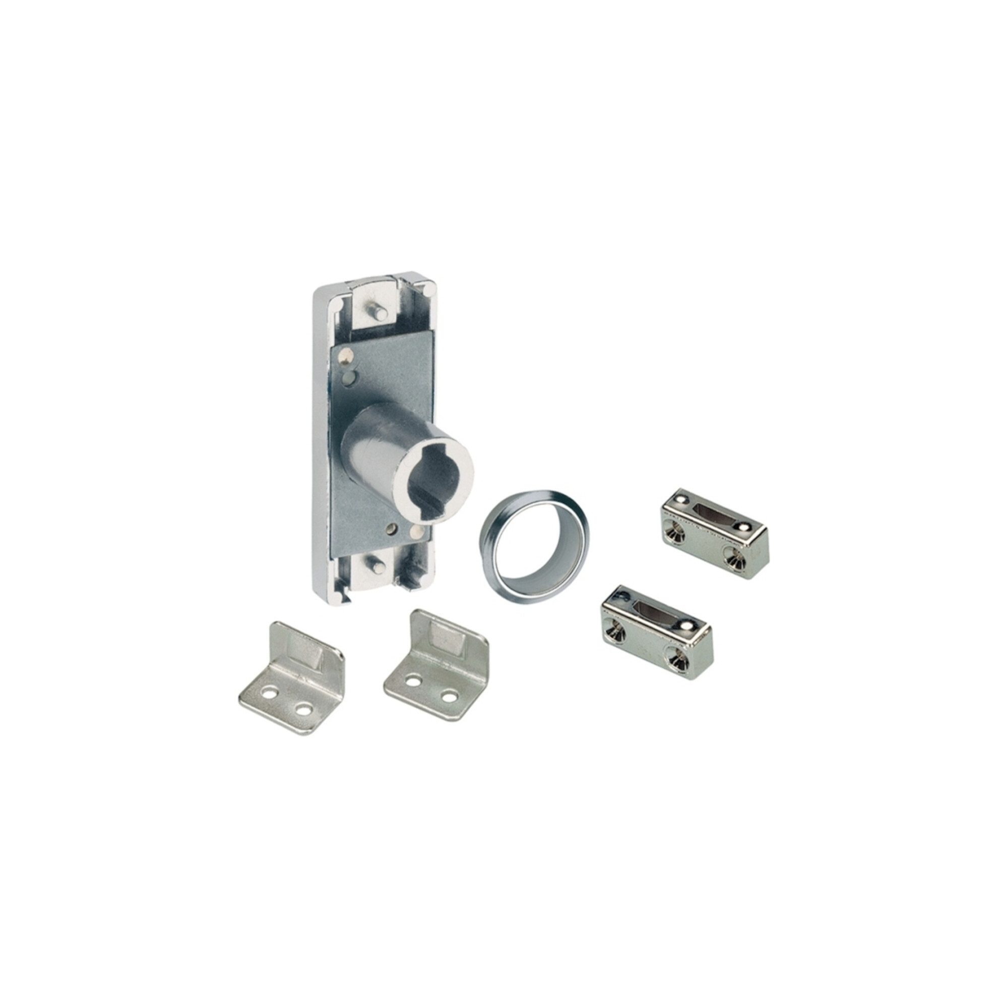 Hettich Schraubstock Hettich Set Zylinderschubstangenschloss Z23, ø 18 mm, rechts