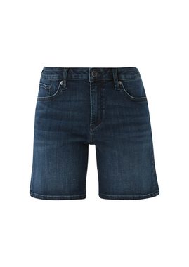 QS Jeansshorts Jeans-Shorts Abby / Slim Fit / Mid Rise / Slim Leg Waschung