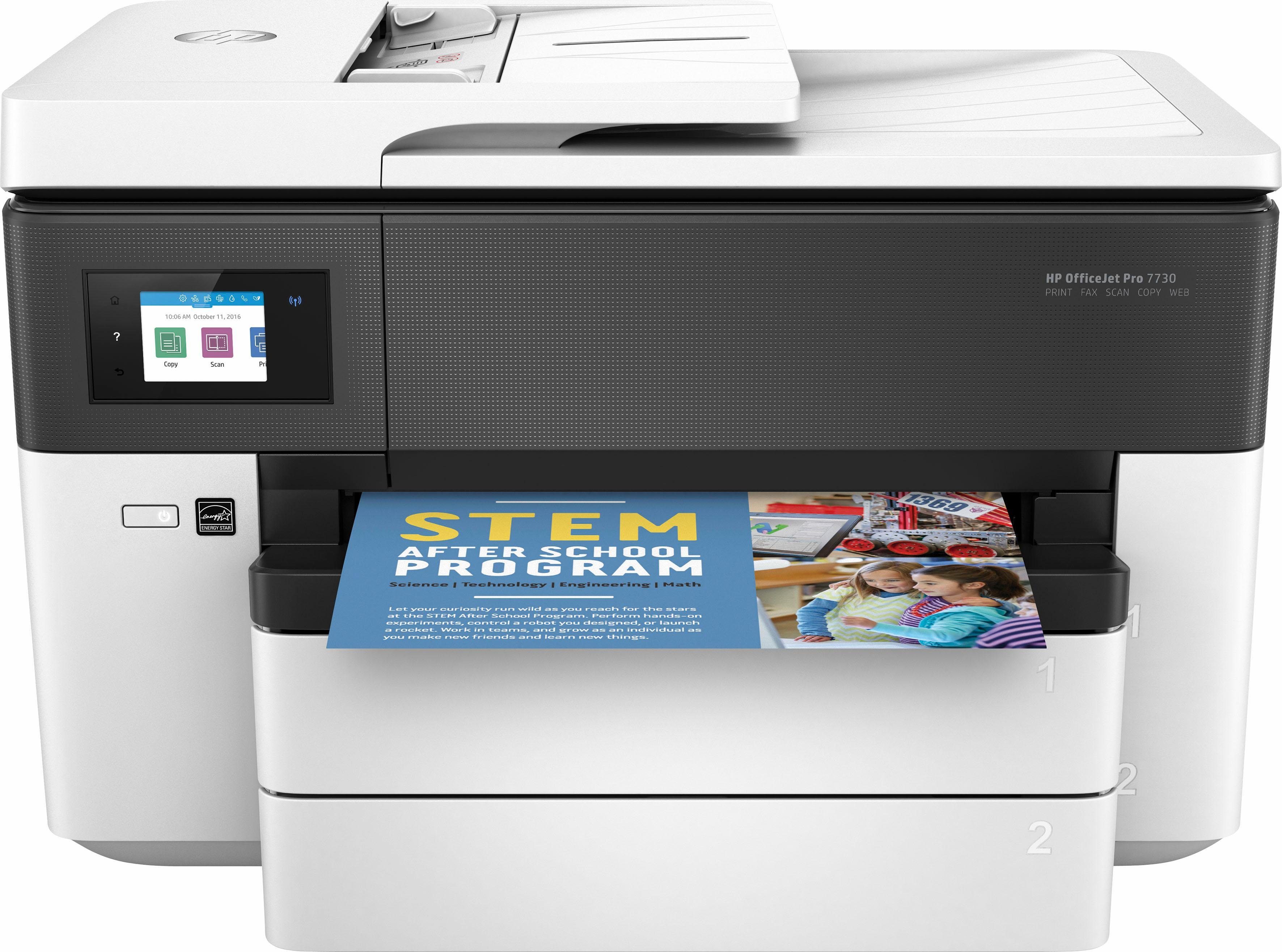 Hp Pro 7730 Wide Multifunktionsdrucker Wlan Wi Fi Lan