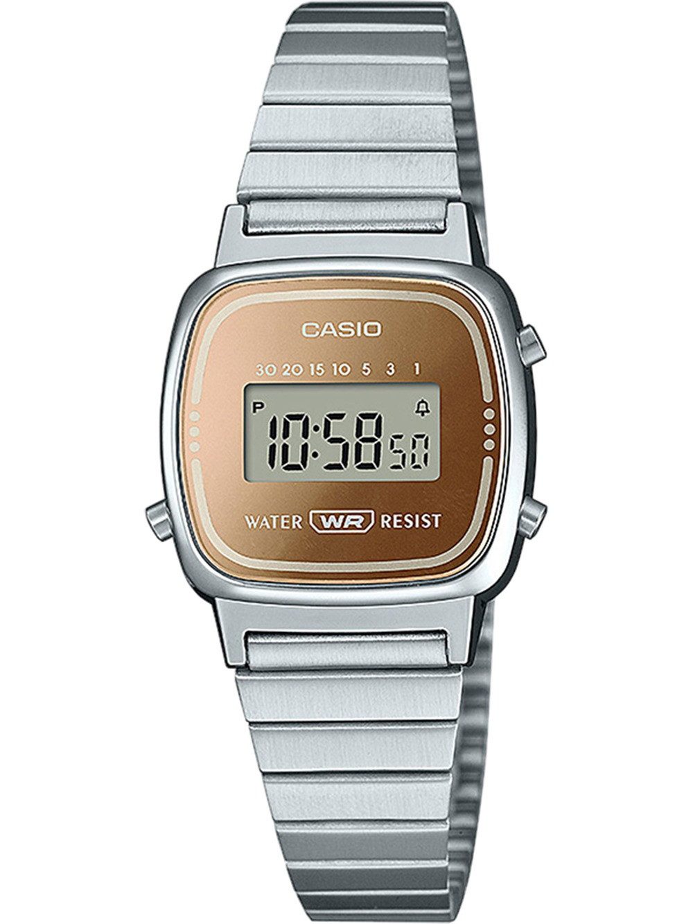 CASIO Quarzuhr Casio LA670WES-4AEF Damenuhr Vintage collection 29mm 1ATM Casio LA670WES-4AEF Damenuhr Vintage collection 29mm 1ATM