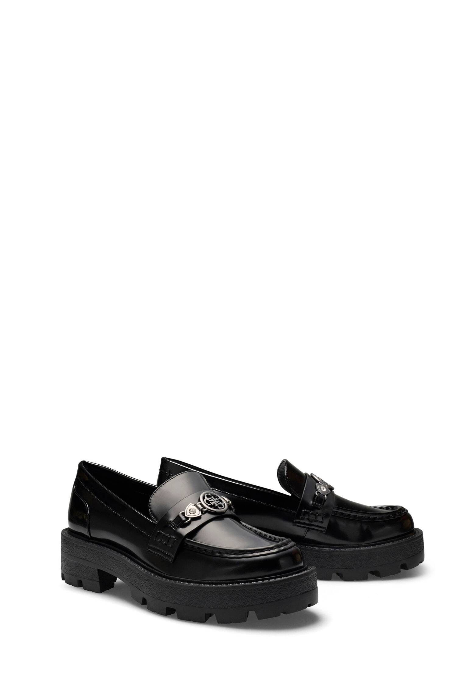 Guess YAAKO Loafer Halbschuh, Slipper mit kräftiger Profilsohle
