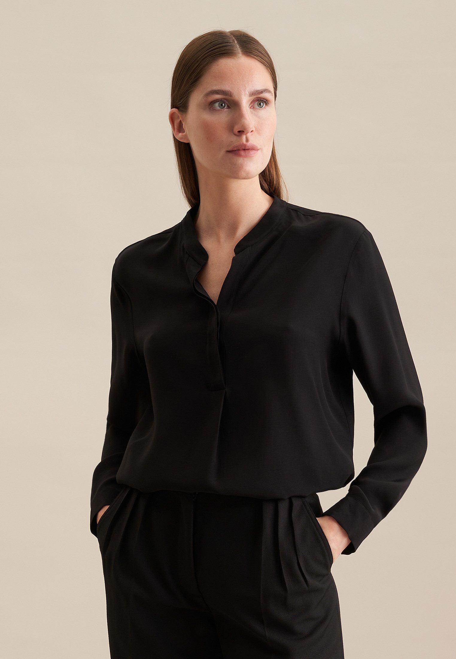 seidensticker Klassische Bluse 1/1 Uni