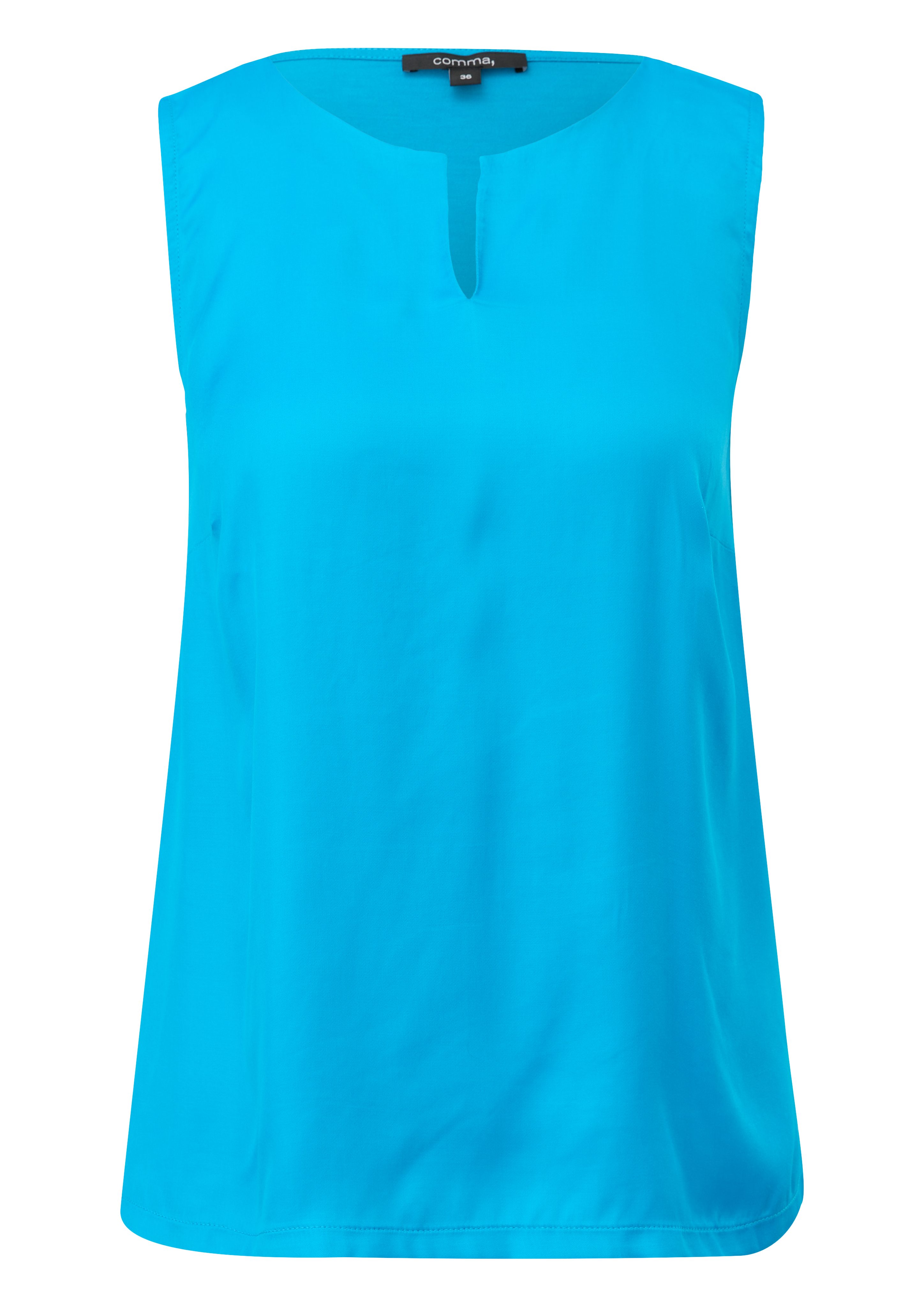 Comma Shirttop Ärmelloses Shirt aus Viskosemix günstig online kaufen