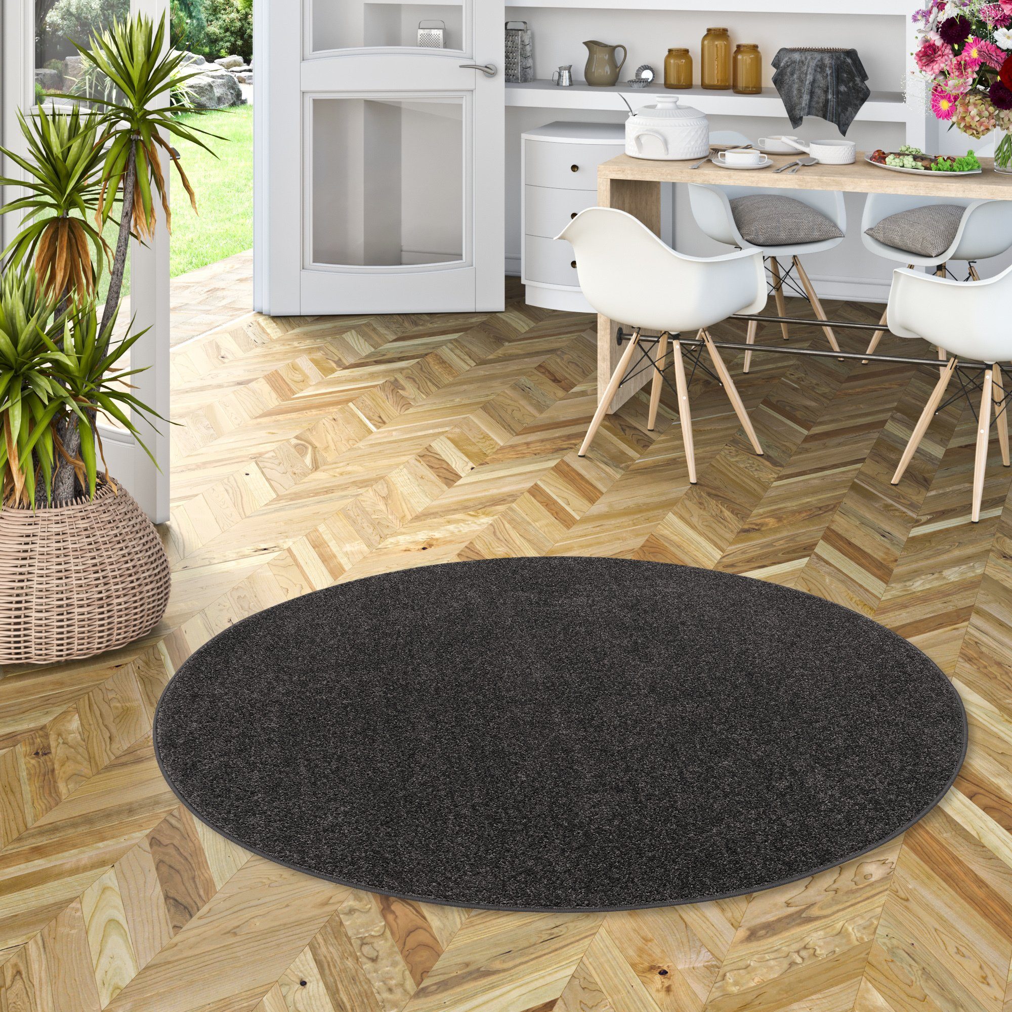 Snapstyle Hochflor-Teppich Hochflor Velours Teppich Cottage günstig online kaufen