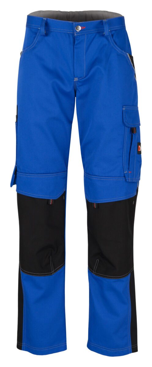BEB Arbeitsbundhose beb HANDWERK Damen Bundhose INFLAME Polyestermix Kornblau/Schwarz