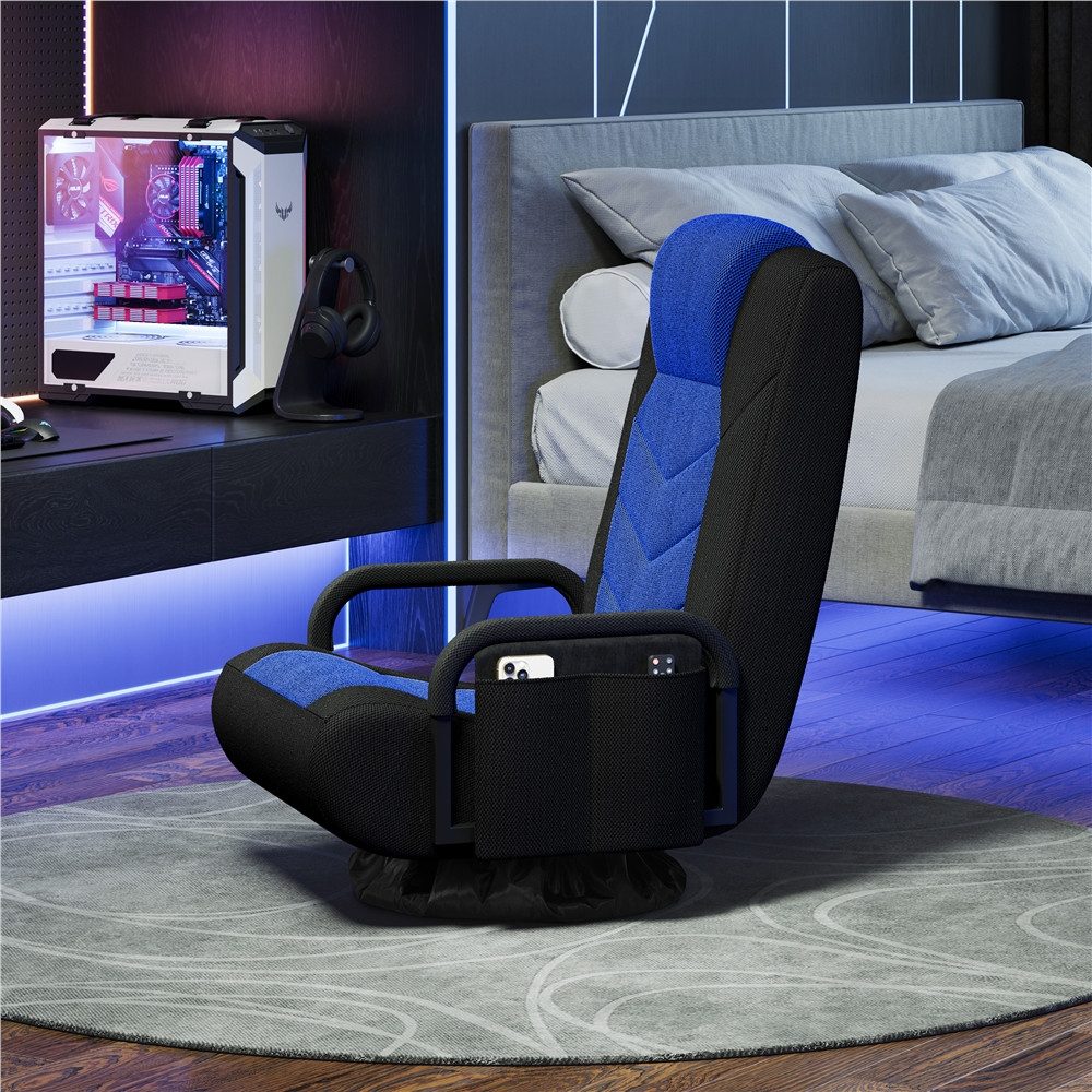 Yaheetech Gaming-Stuhl Bodenstuhl 360° Drehbar, Verstellbare Relaxstuhl Med günstig online kaufen