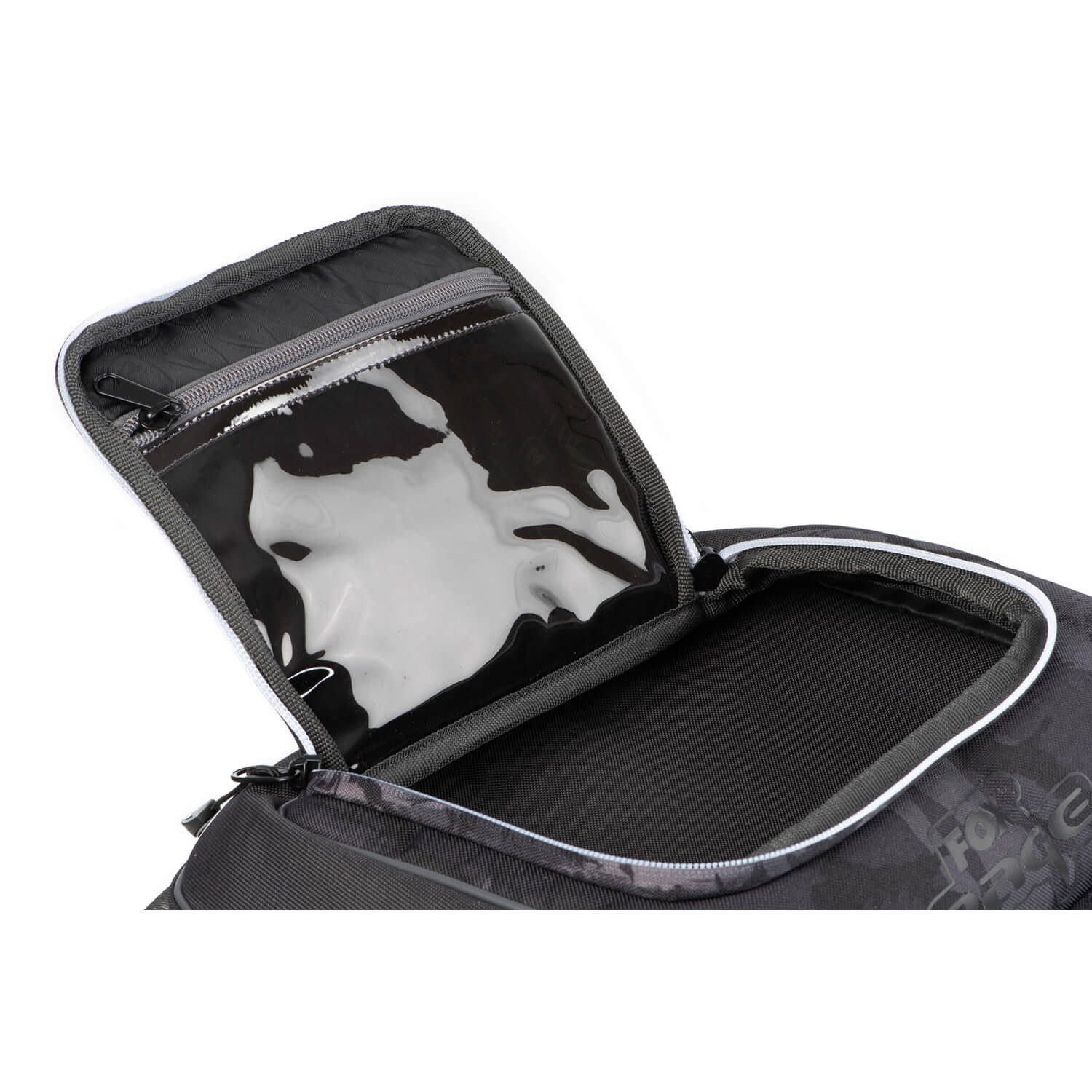 Fox Rage Reisetasche, bestückt, Medium Klettgesicherte Hochrobuste Komplett Fox Hartschalenaußentasche 3D-gepolsterter Camo Carryall mit für Schützende Werkzeuge, Voyager Polarisationsbrille EVA-Handtragegriffe, für die Reisetasche Zangen, Camo-Tarnreißverschlüsse, für Halterung Schultertragegurt, EVA-Taschenbasis, Rage Federzugbefestigung Tackleboxen