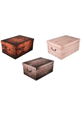 KREHER Ящик для хранения »Wood« 3...