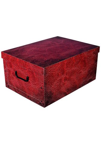 KREHER Ящик для хранения »Red Leather&l...