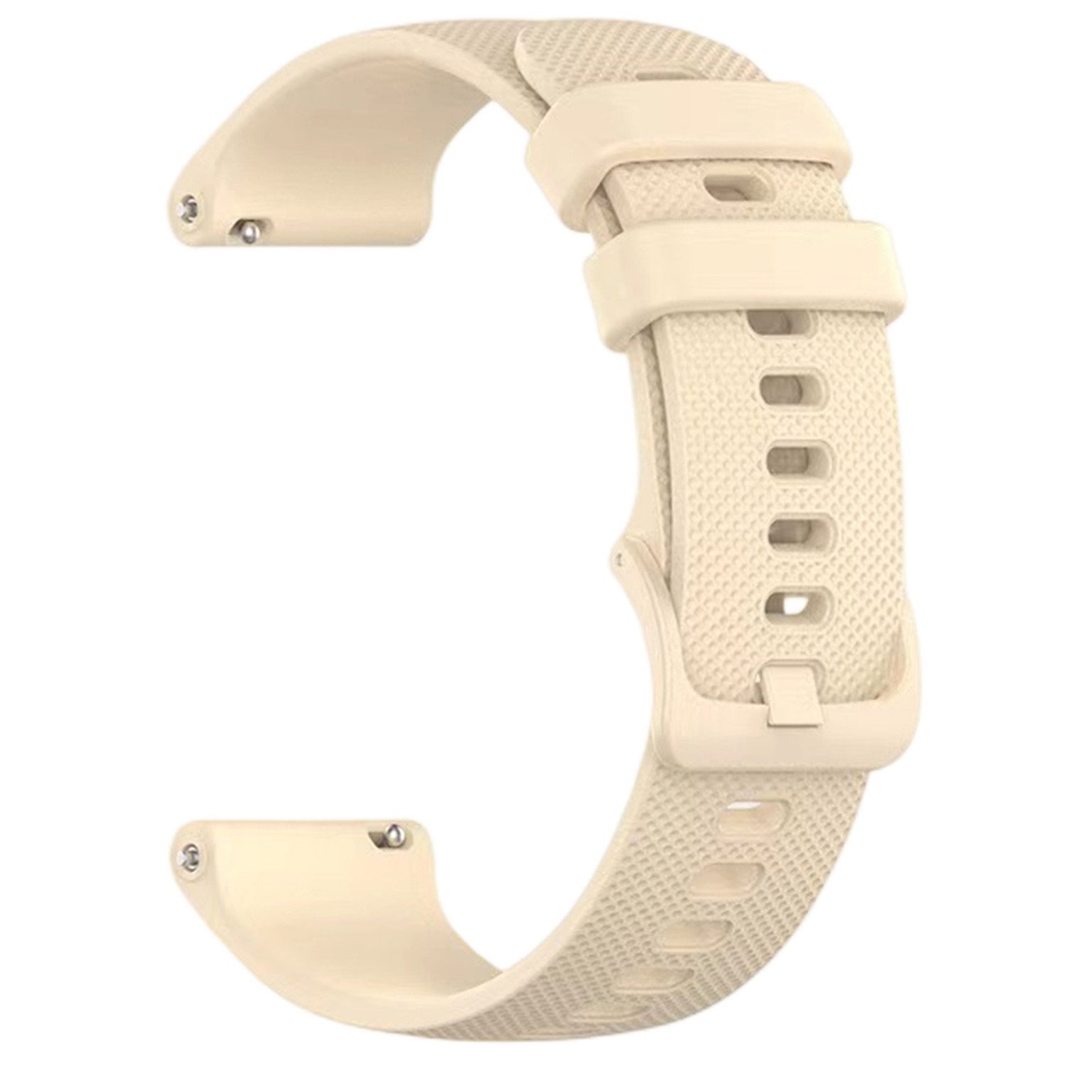 BOOD Uhrenarmband 20/22mm Universal Silikon Ersatzband mit praktischem Schnellverschluss, schweißresistent, rutschfest, individuell verstellbare Armbandlänge – Bild 2 von 5
