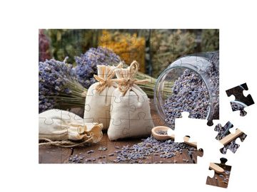 puzzleYOU Puzzle Getrockneter Lavendel, 48 Puzzleteile, puzzleYOU-Kollektionen Lavendel, Blumen & Pflanzen