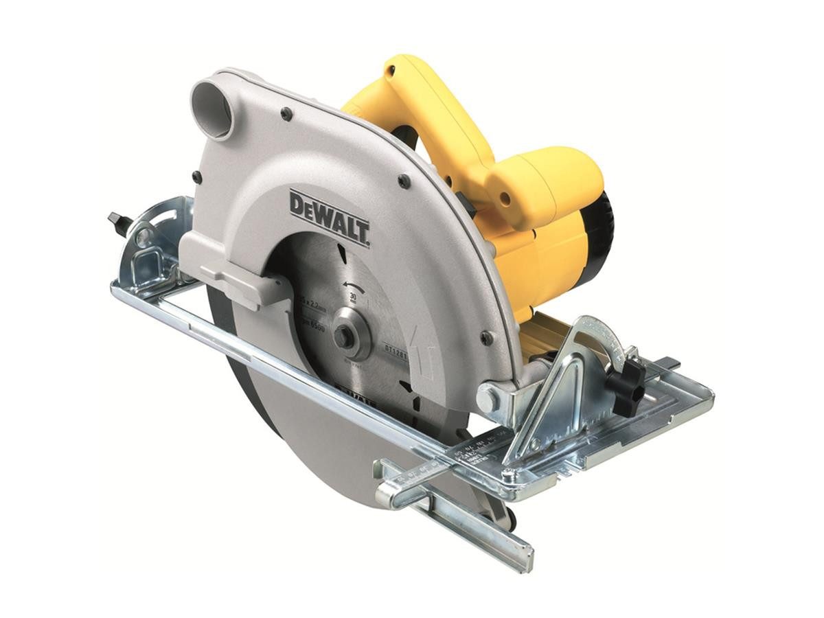 DeWalt Handkreissäge 86 mm 1750 Watt, Set, 1750 Watt, Sägeblatt-Ø: 235 mm mit 24 Zähnen