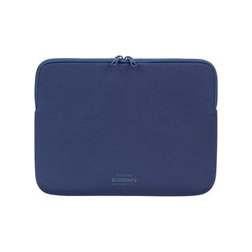 Tucano Laptop-Hülle Second Skin Elements, Neopren Schutzhülle, Blau 13 Zoll, MacBook Air 13 Zoll (2015-2017) / MacBook Pro 14 Zoll (2021-2023)