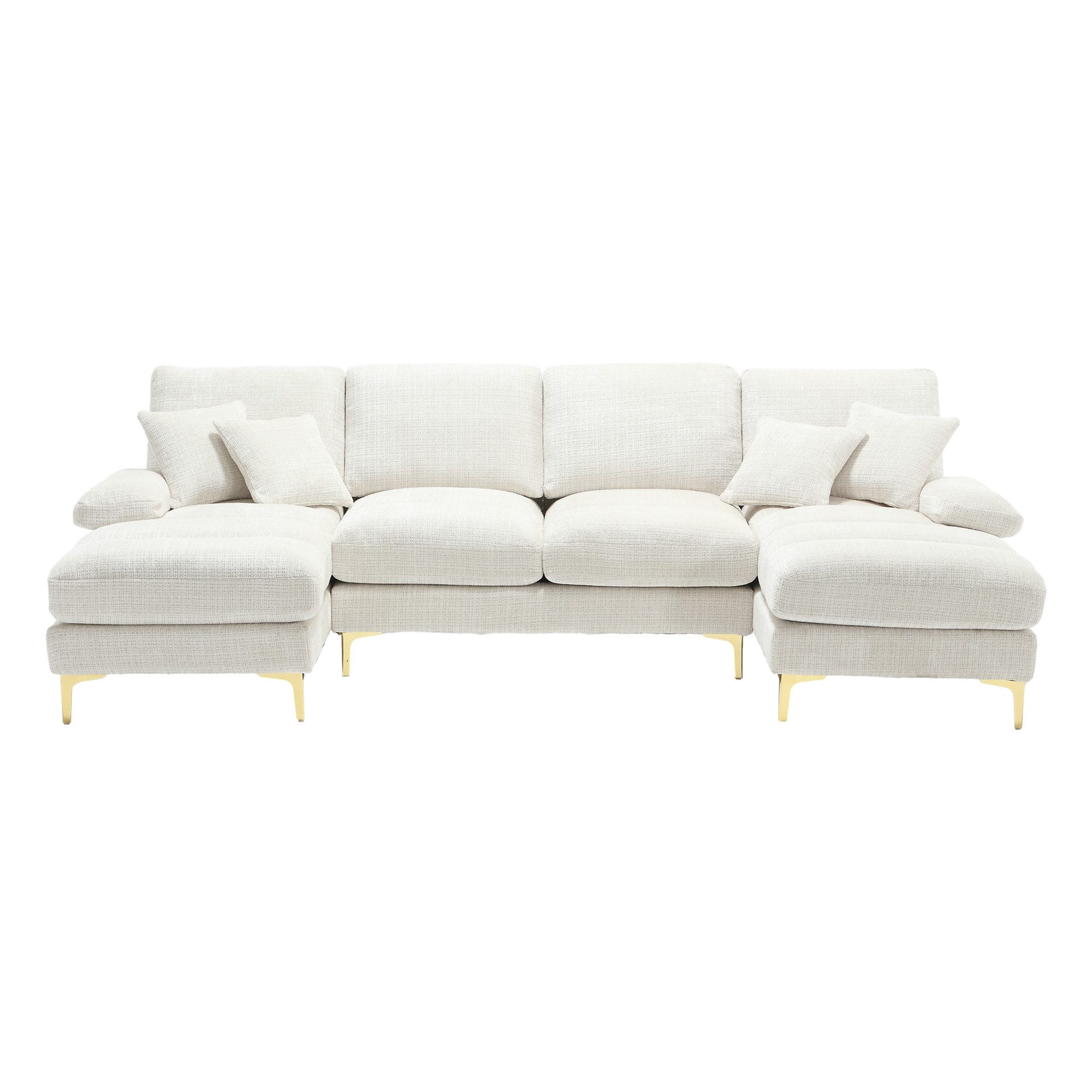 LVHOM Loungesofa 272x136x88 cm (LxBxH), frei Kombination, 4-6 Personen, (2x günstig online kaufen
