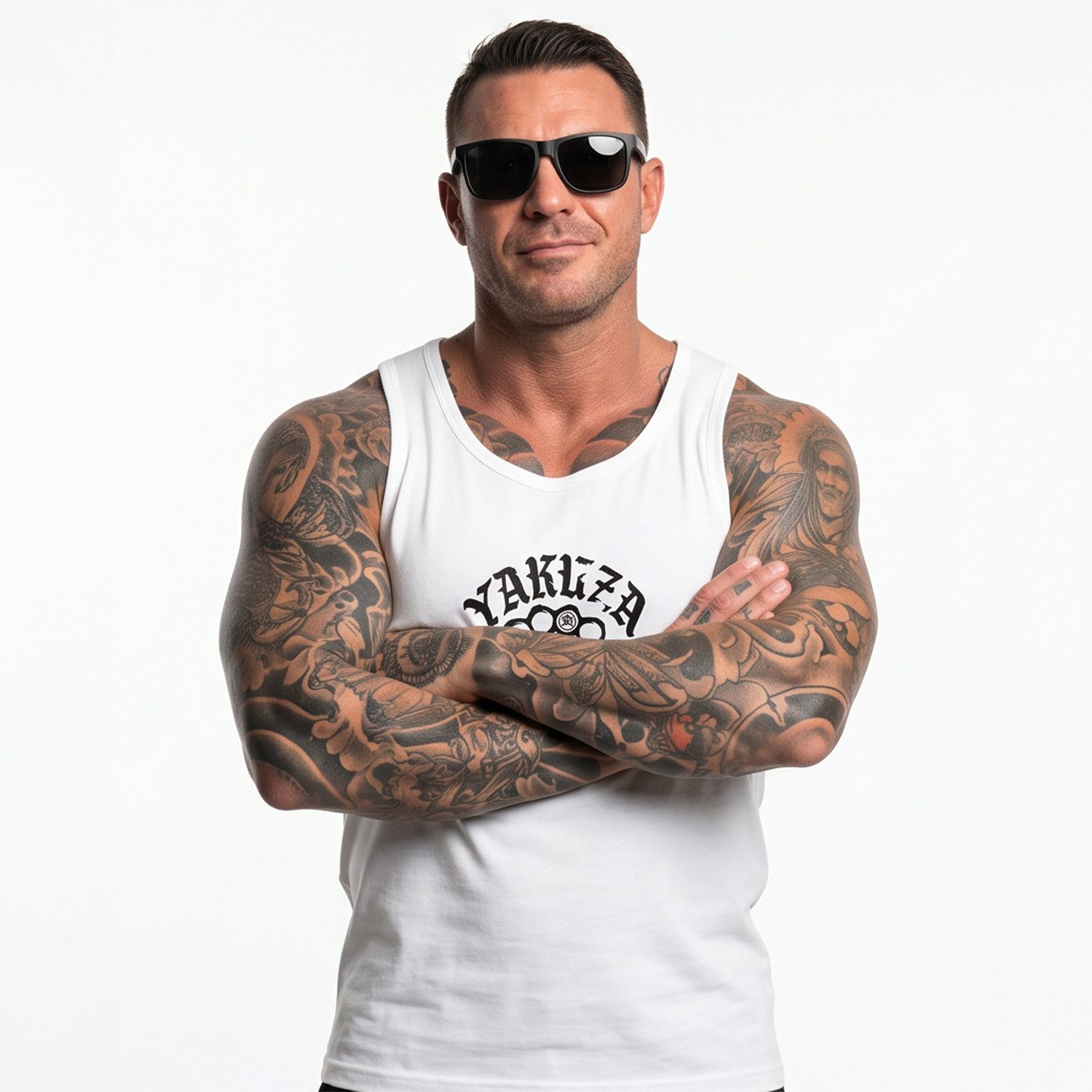 YAKUZA Muskelshirt Crusher mit Ringerrücken – Bild 3 von 5