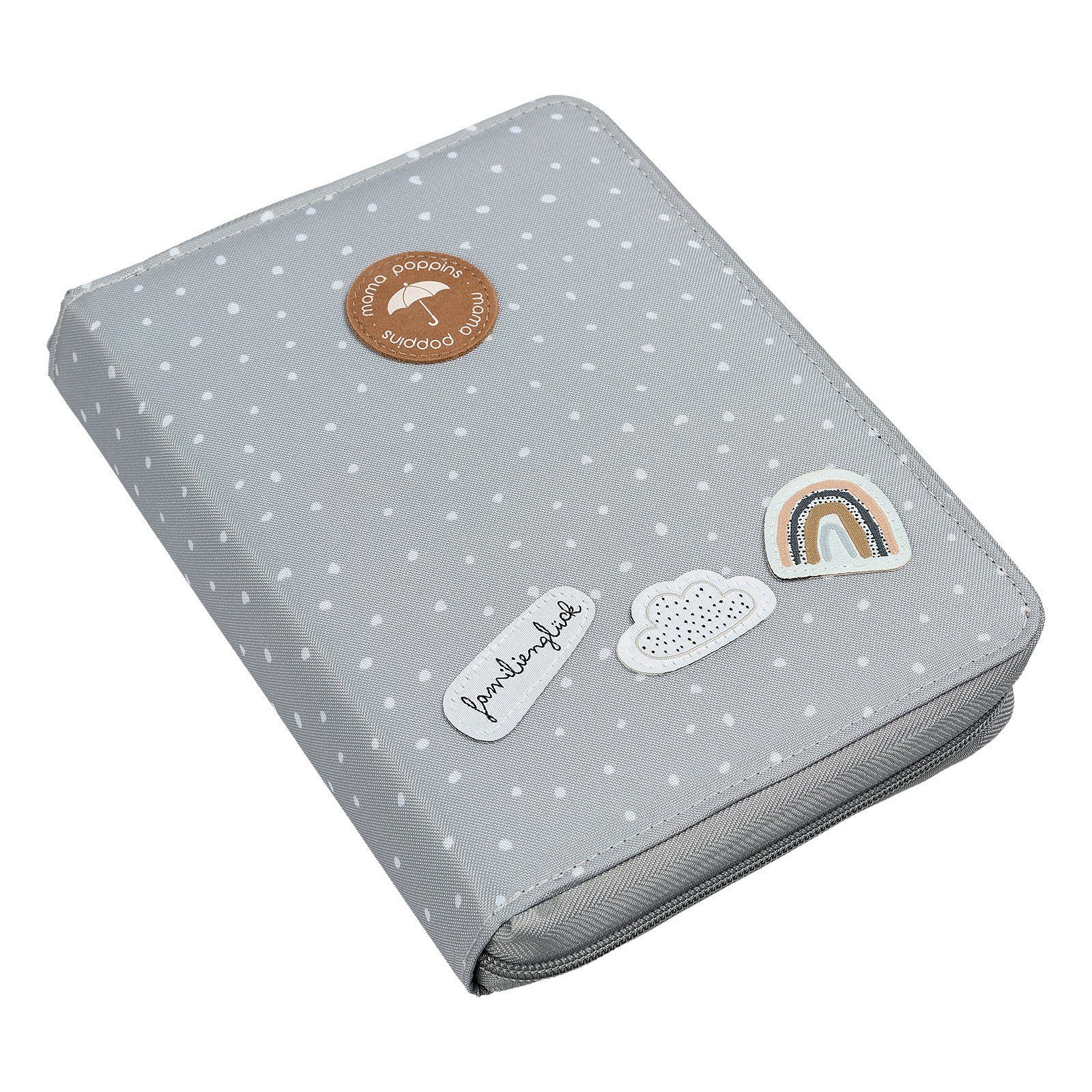 Cambrass Mutterpass-Tasche, 3 X 17 X 25 Cm, Grau – Praktische Aufbewahrung Für Alle Baby-Dokumente, Medizinische Unterlagen & Mehr