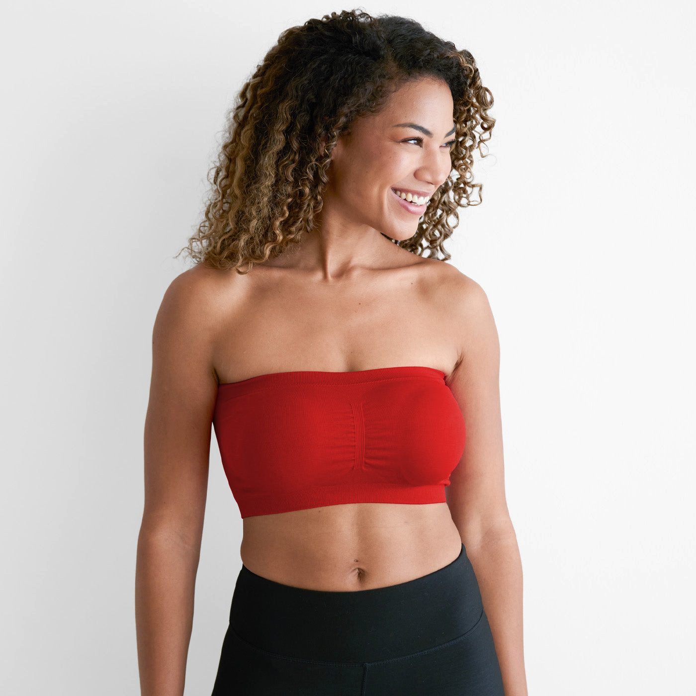 Creamy Fabrics Soft-BH Bandeau-BH-Rot-S (1-tlg)
