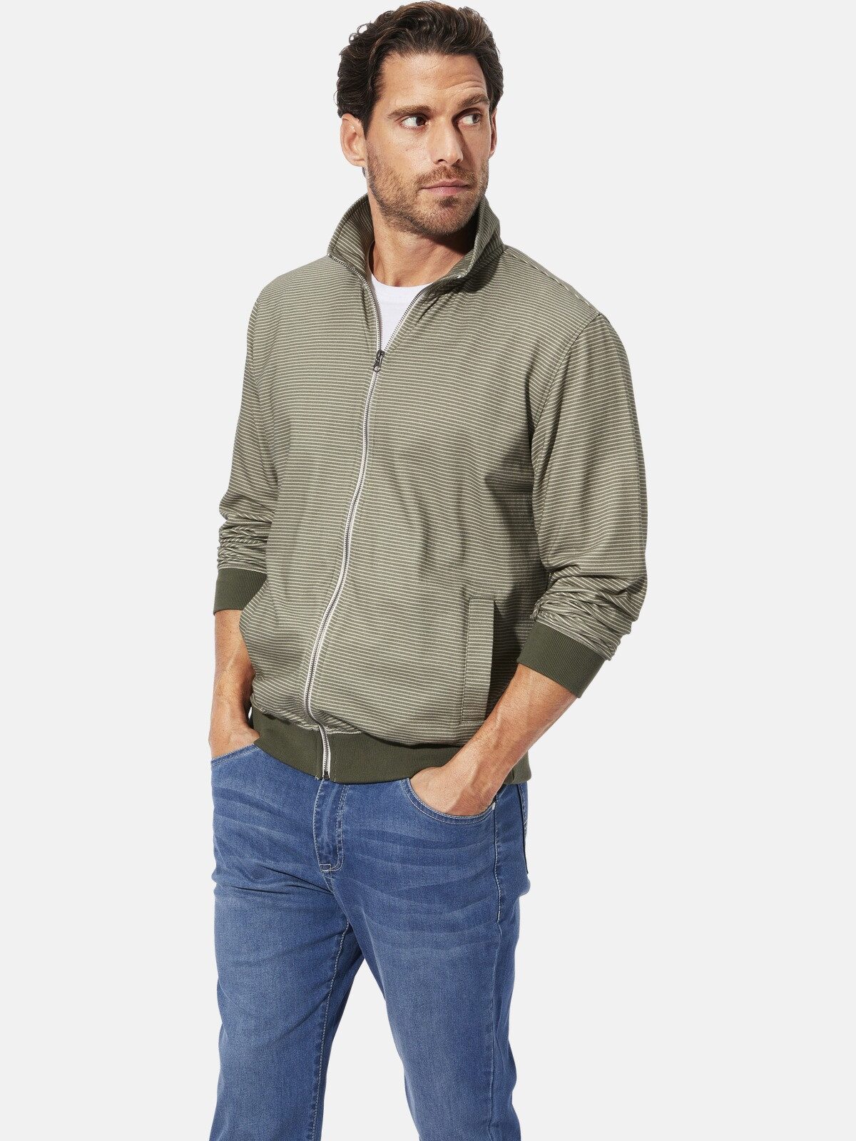 Babista Sweatjacke NORIETTA im feinen Streifenmuster günstig online kaufen