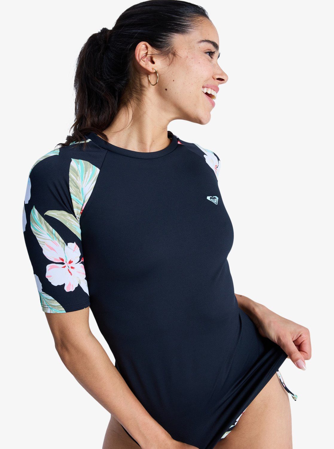 Roxy T-Shirt THE CLASHORT SLEEVEIC LYCRA SHORT SLEEVE PT