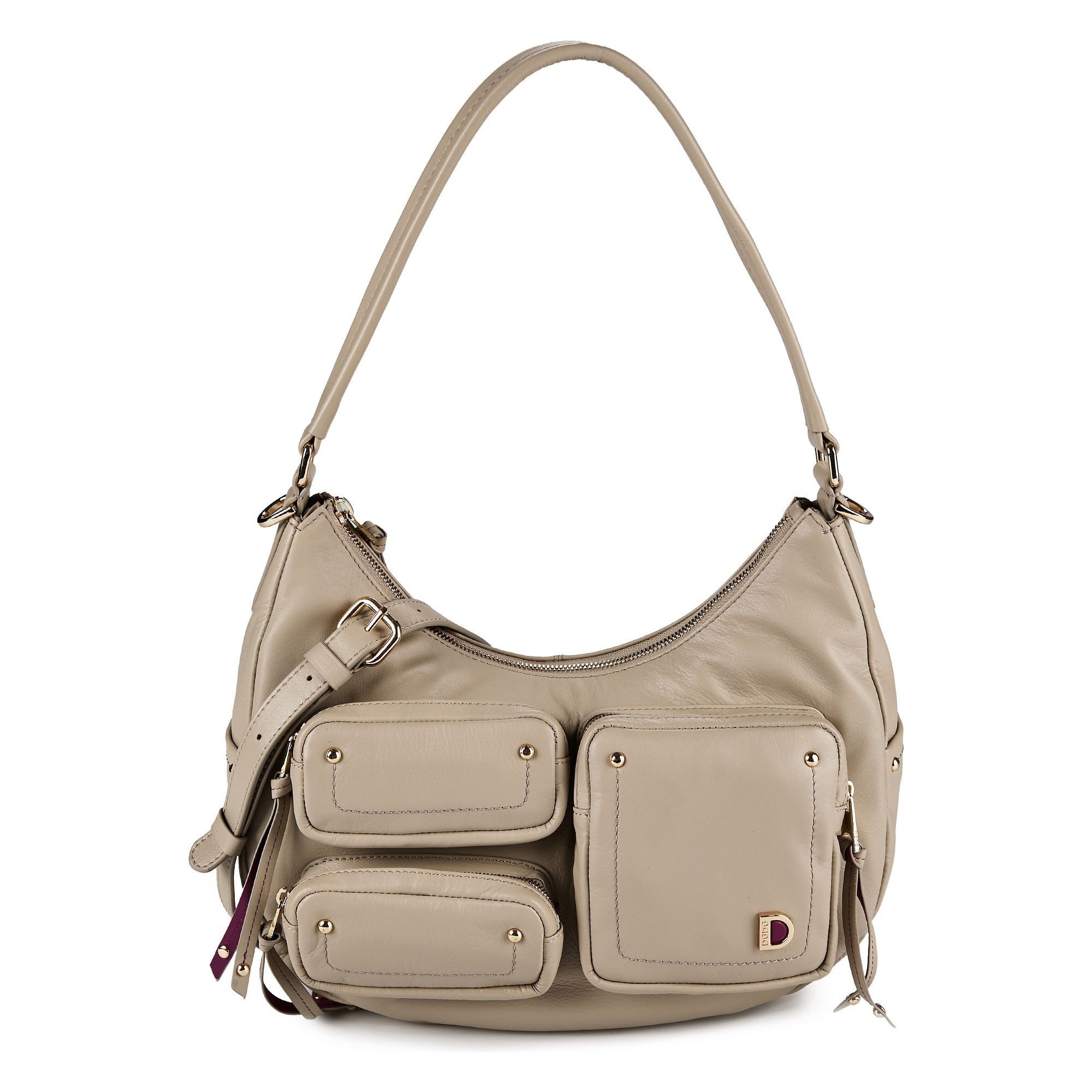 DuDu Schultertasche Pocket, Leder