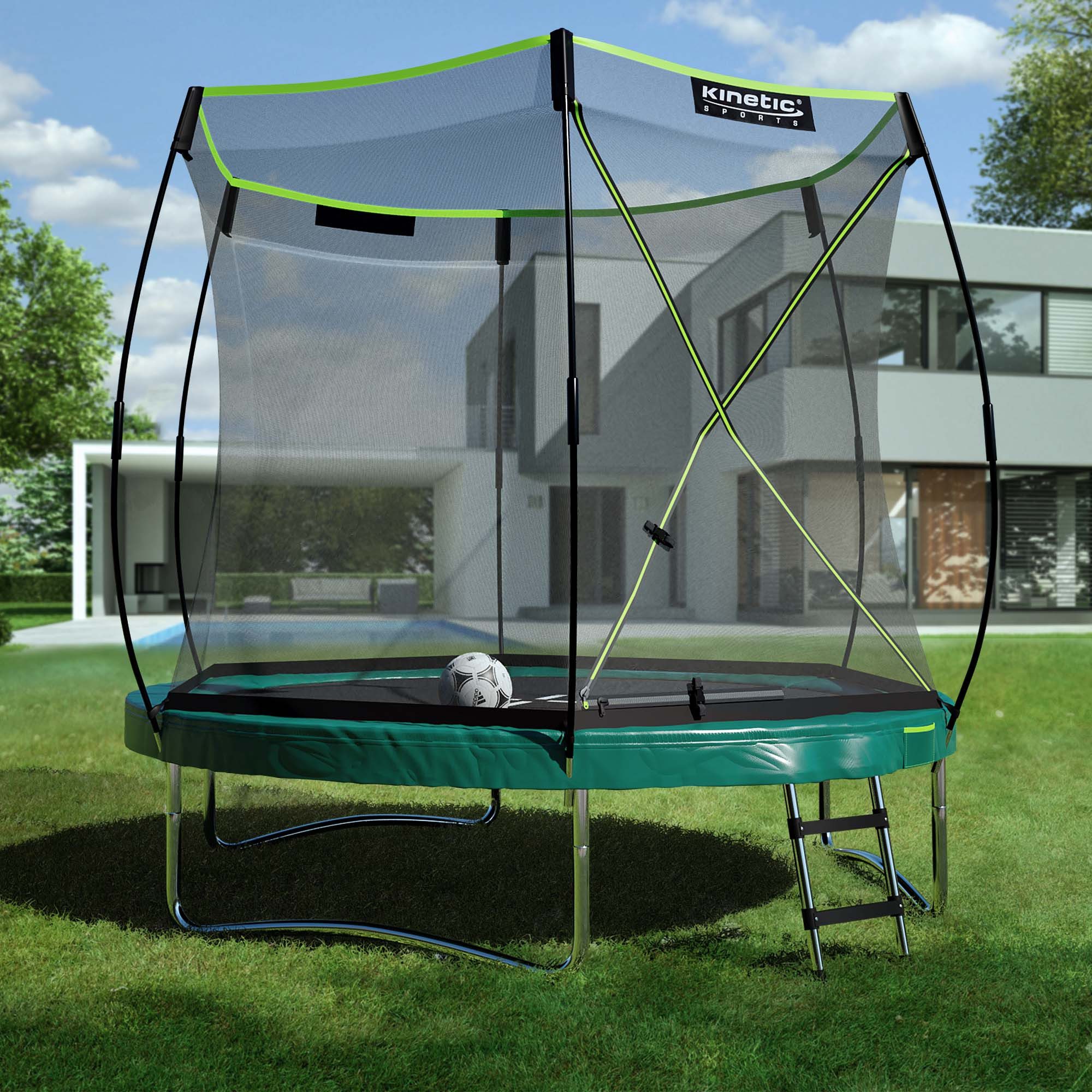 Kinetic Sports Trampolinnetz, Sicherheitsnetz für 'Bungee Safety Elite' Trampolin