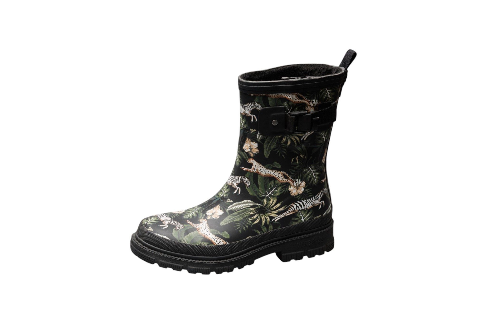 VERBENAS LINA FUR SMOOTH SELVA Gummistiefel Regenstiefelette, Rainboots in Dschungel-Optik