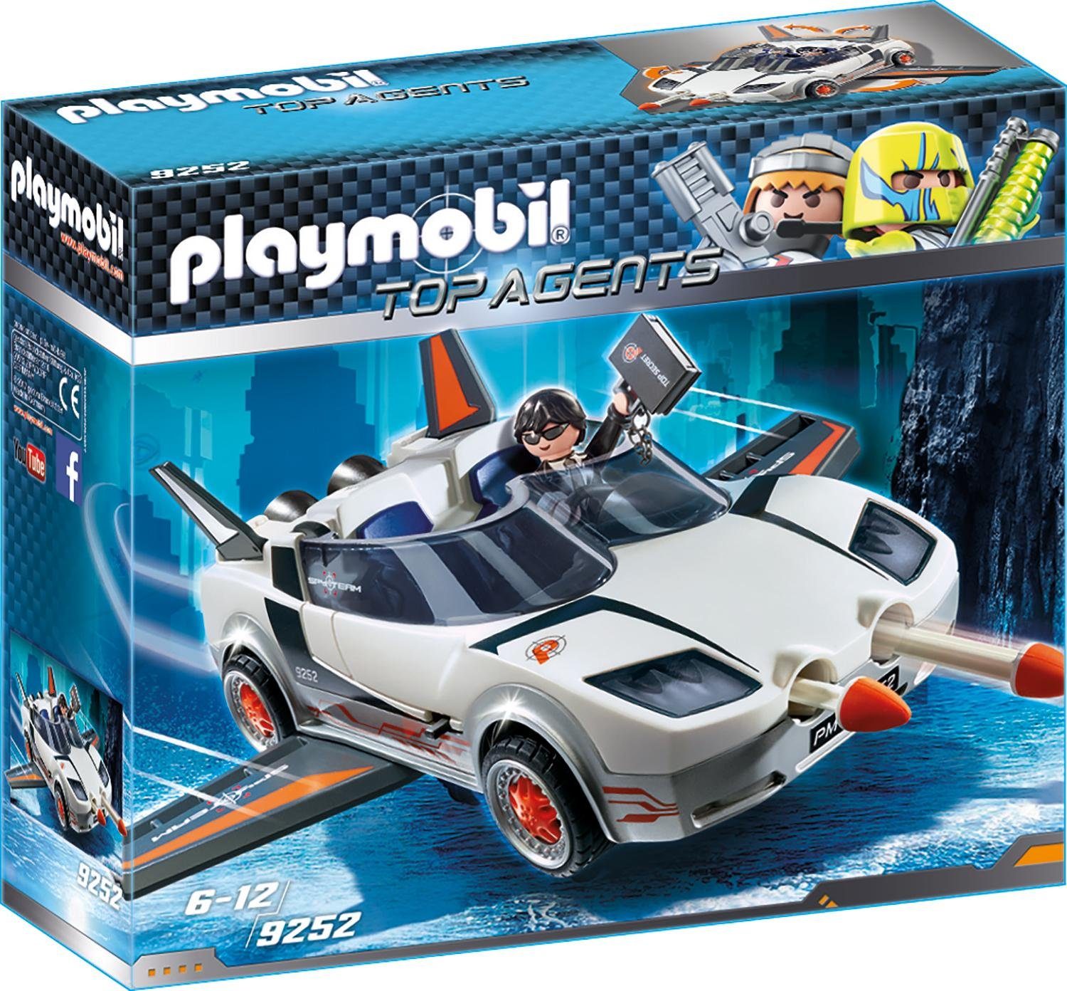 Playmobil® KonstruktionsSpielset »Agent P.'s Spy Racer (9252), Top