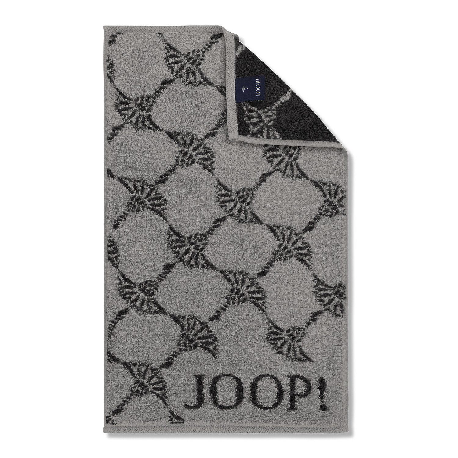 JOOP! Handtuch Joop! Handtuch Duschtuch Gästetuch Cornflower 1721-77 platin, Walkfrottier (1-St), 100% Baumwolle