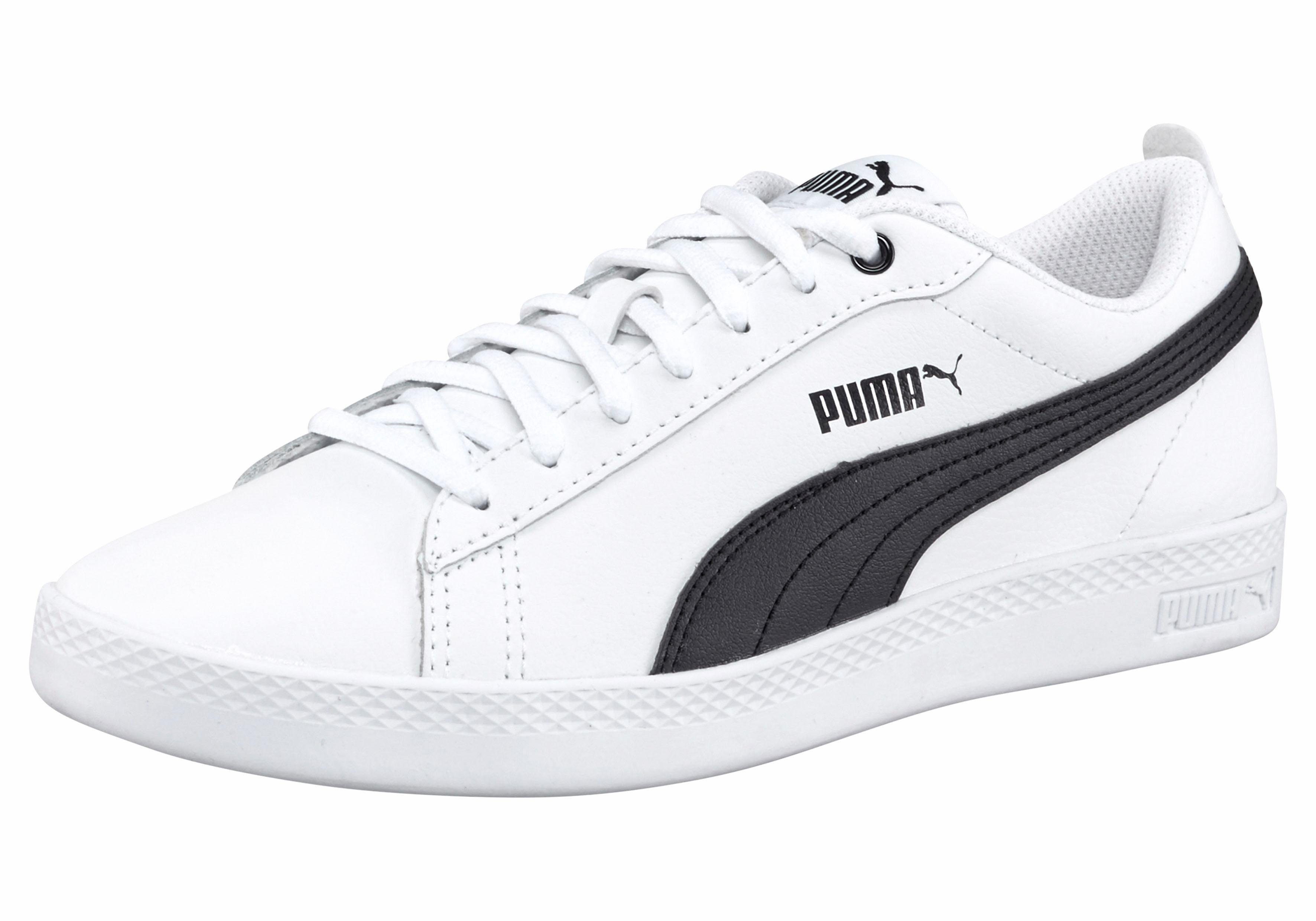 Damen Schuhe Sneaker Niedrig Geschnittene Sneaker PUMA Smash v2 L Schuhe in Weiß 
