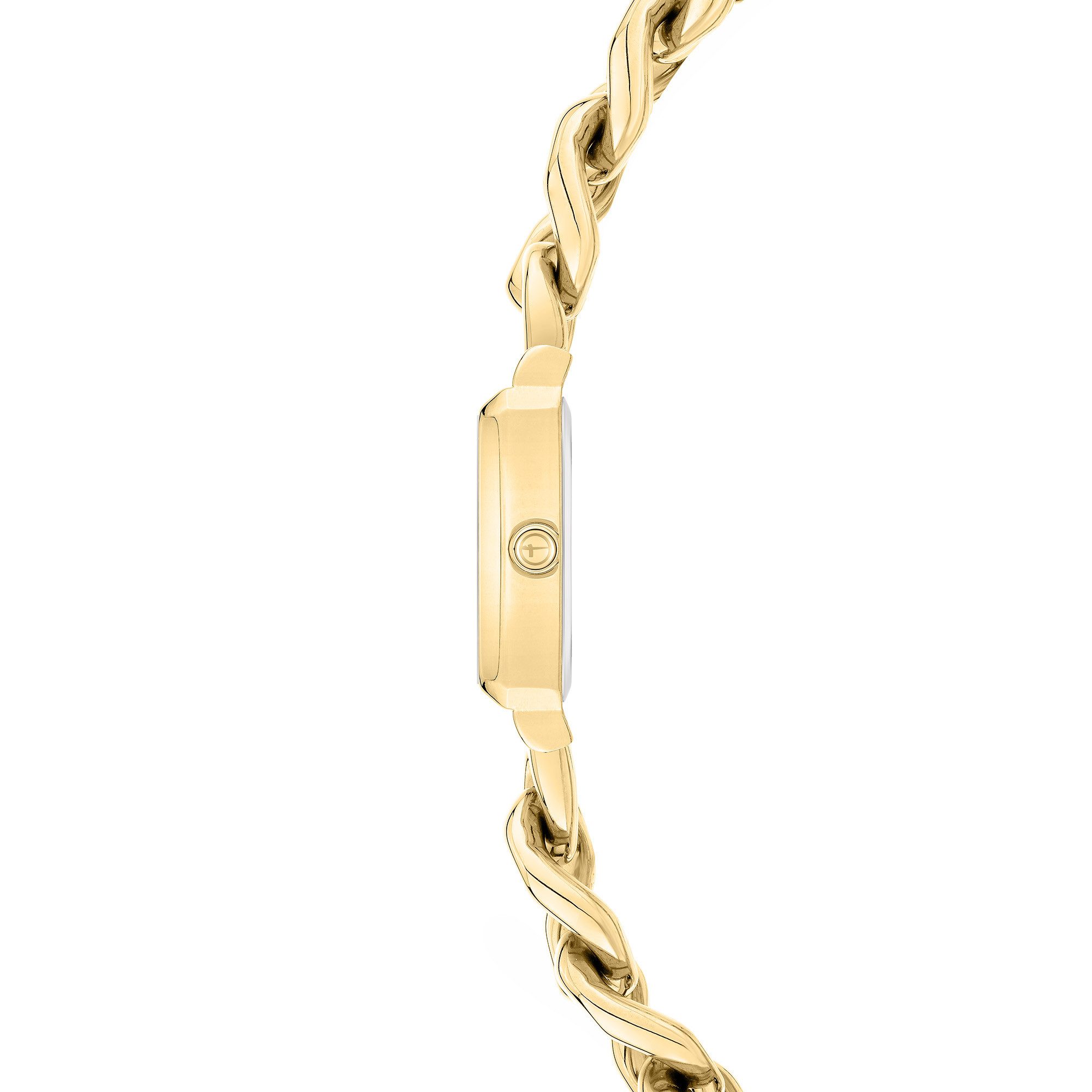 Tamaris Quarzuhr Chain Watch TT-0172-MQ, Armbanduhr, Damenuhr, Edelstahlarmband, analog
