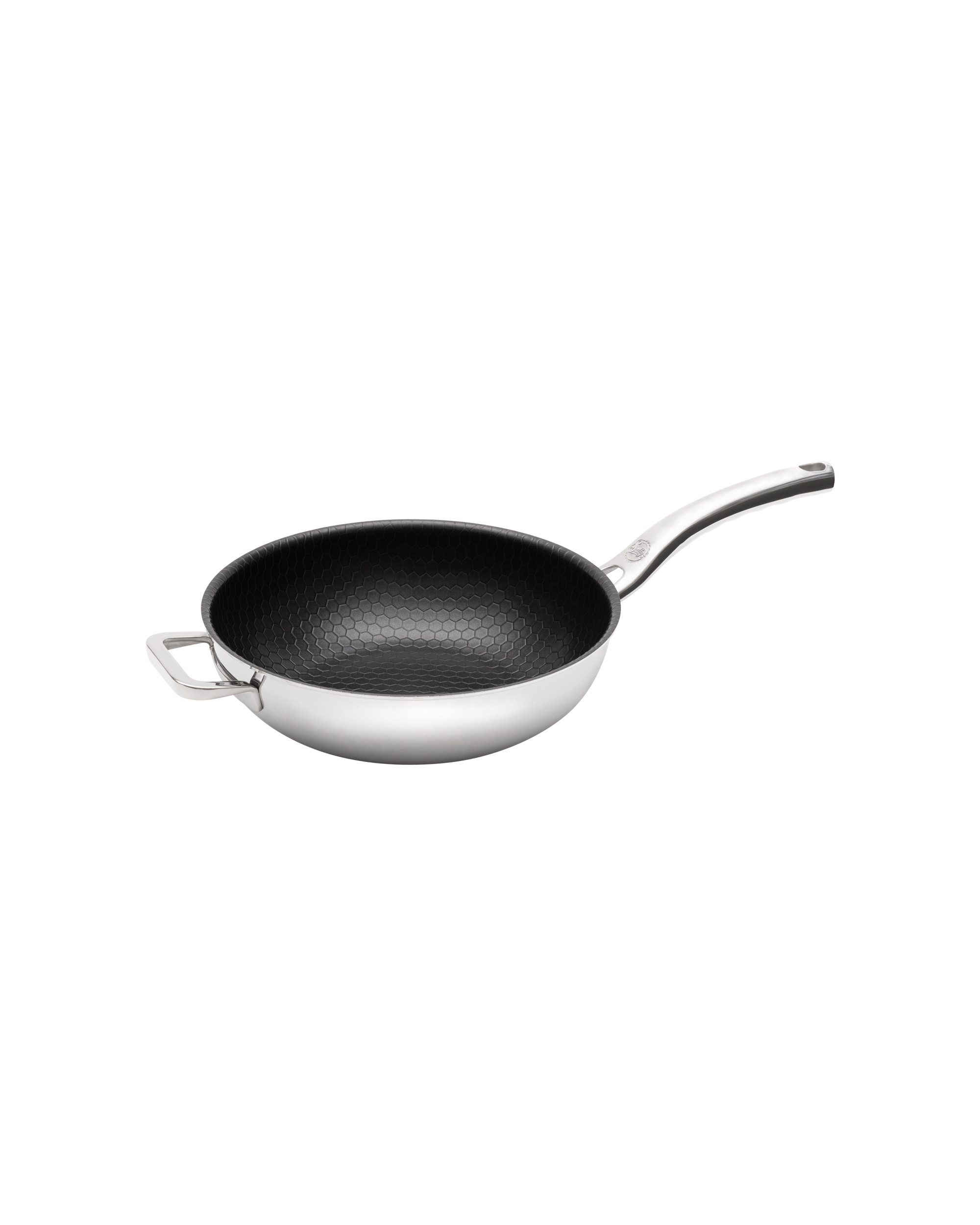 Sallys Bratpfanne Wabenpfanne- mit Excalibur-Antihaftbeschichtung, Edelstahl 18/10, Induktion