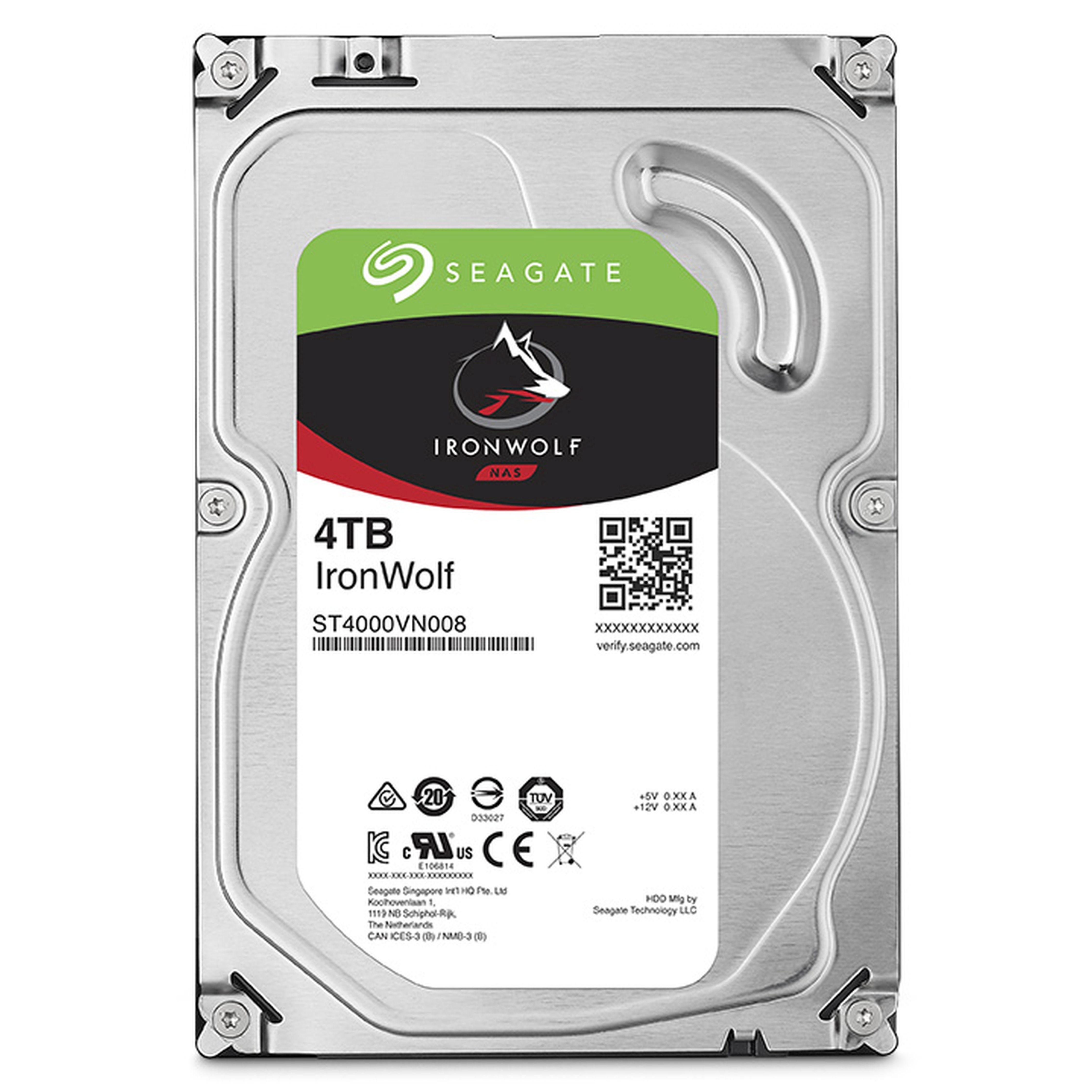 Image of Seagate IronWolf NAS HDD, SATA 6G, 5900 U/min, 3,5 Zoll - 4 TB
