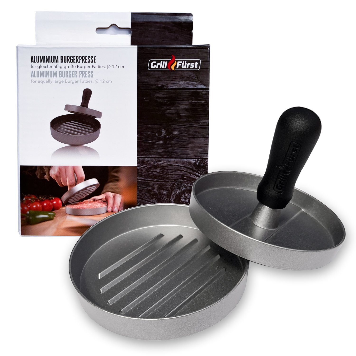 Angebot unterbreiten Grillfürst Burgerpresse Grillfürst Burgerpresse Alu Ø11,5 cm